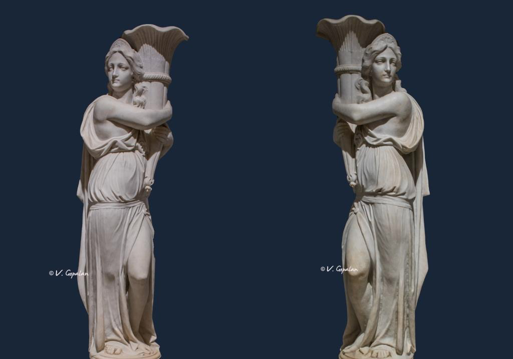 Girls holding Flower vase (SJM)