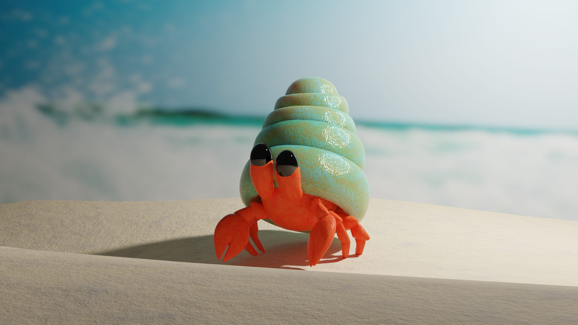 Hermit Crab, 2023, Blender