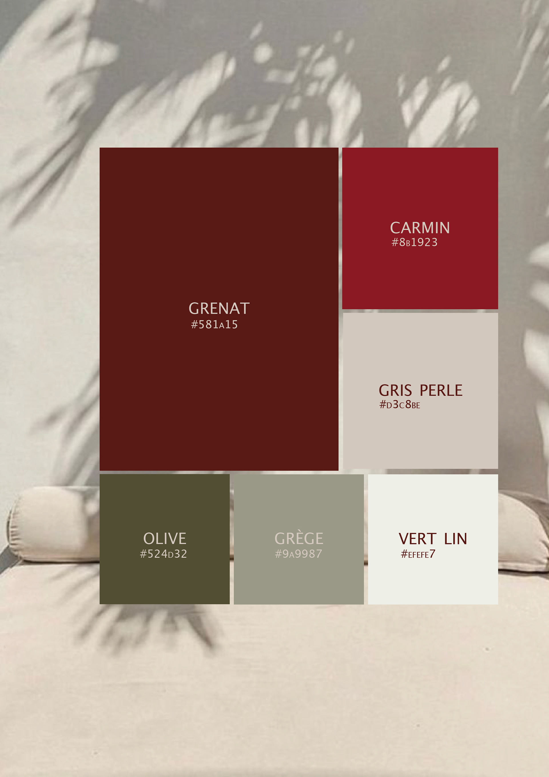 Palette de couleurs