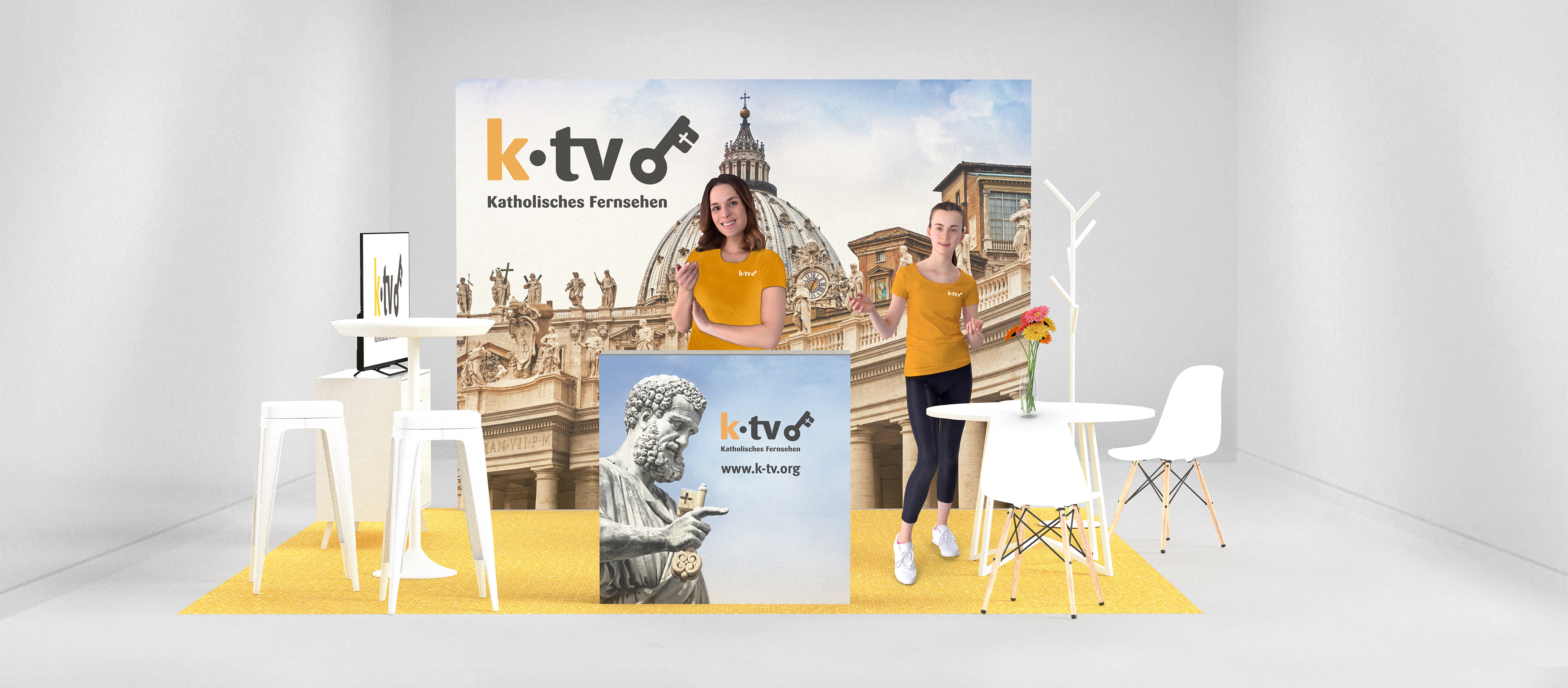 Messestandvisualisierung – K-TV