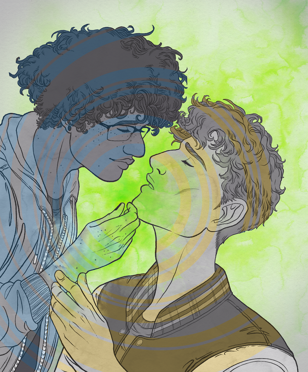 Caleb and Adam from the book "The Infinite Noise"