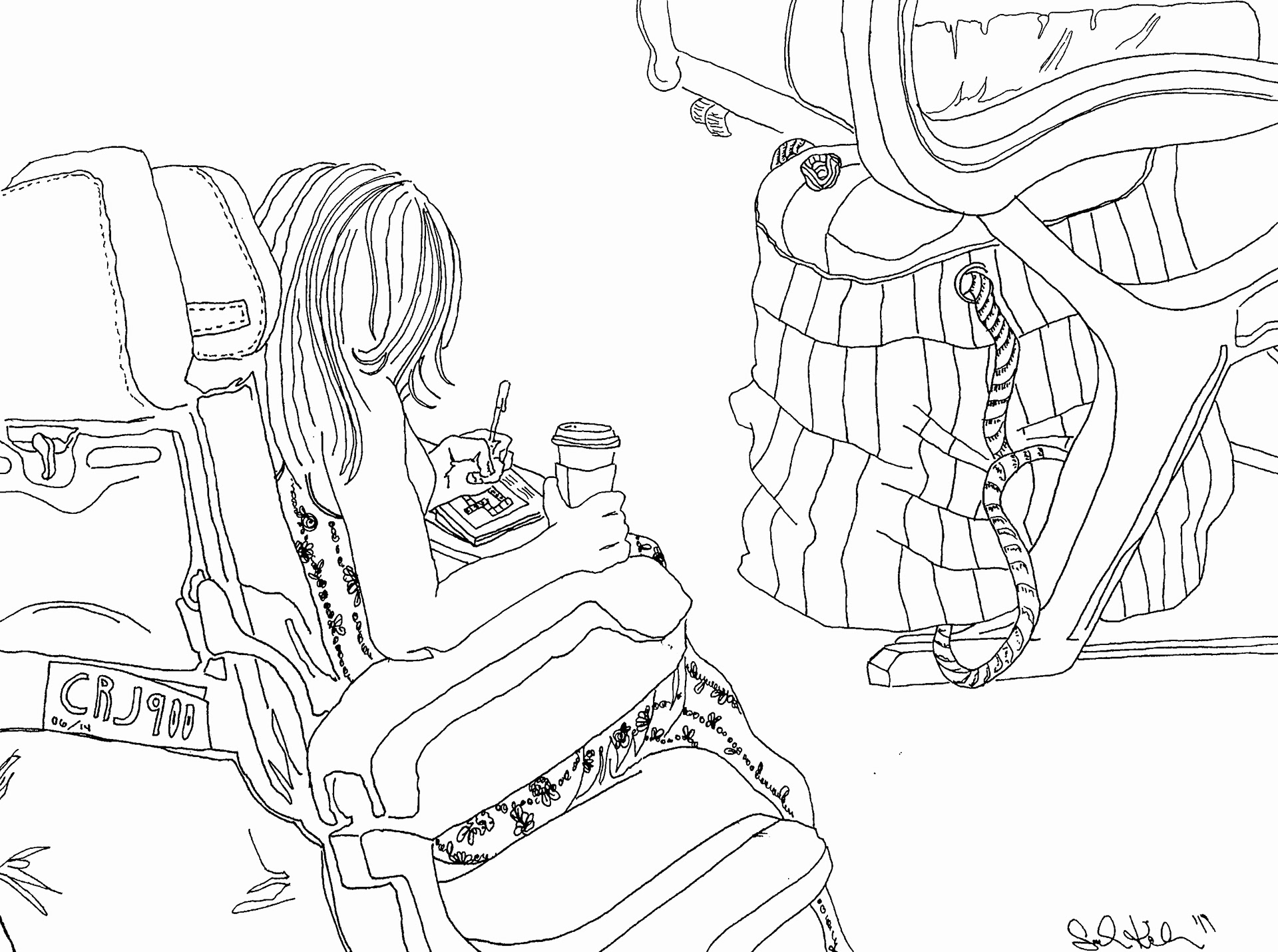On the Plane to Portland, OR