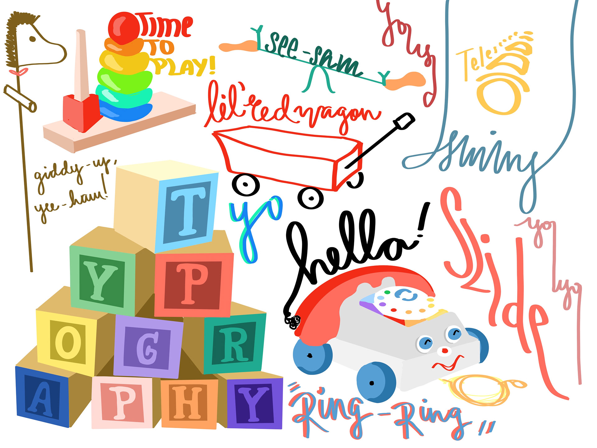 inspiration word: toys