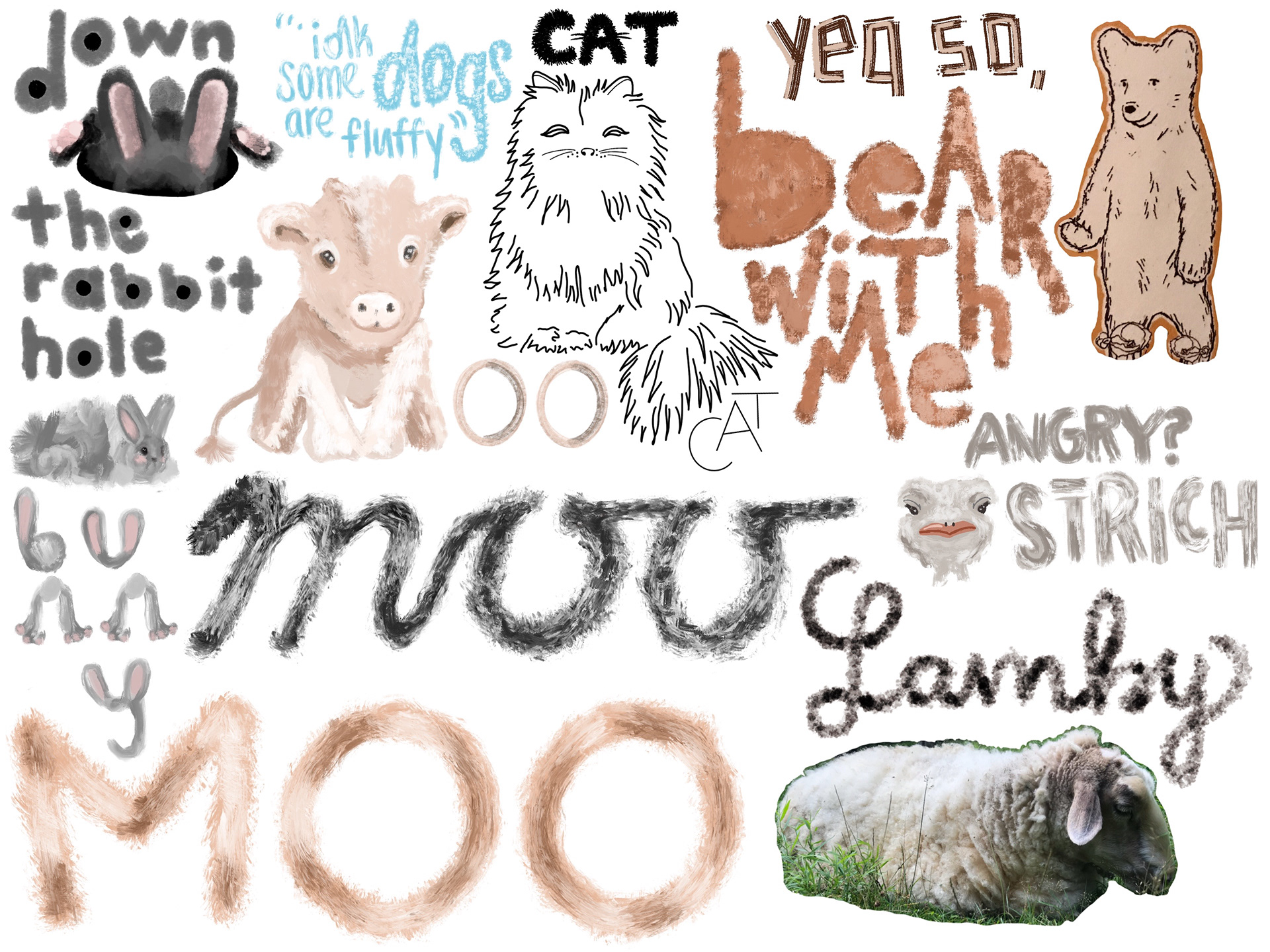 inspiration word: fluffy