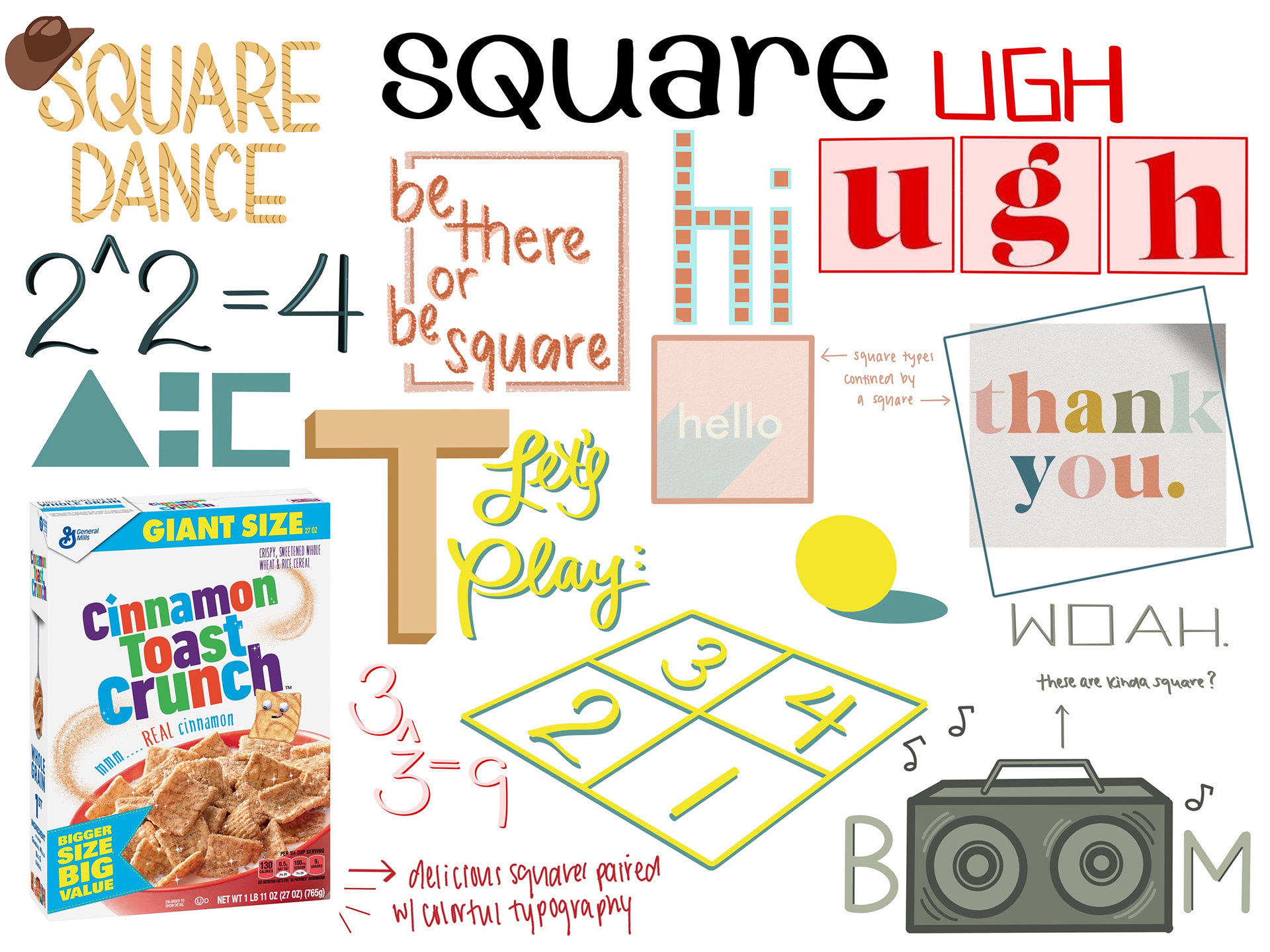 inspiration word: square