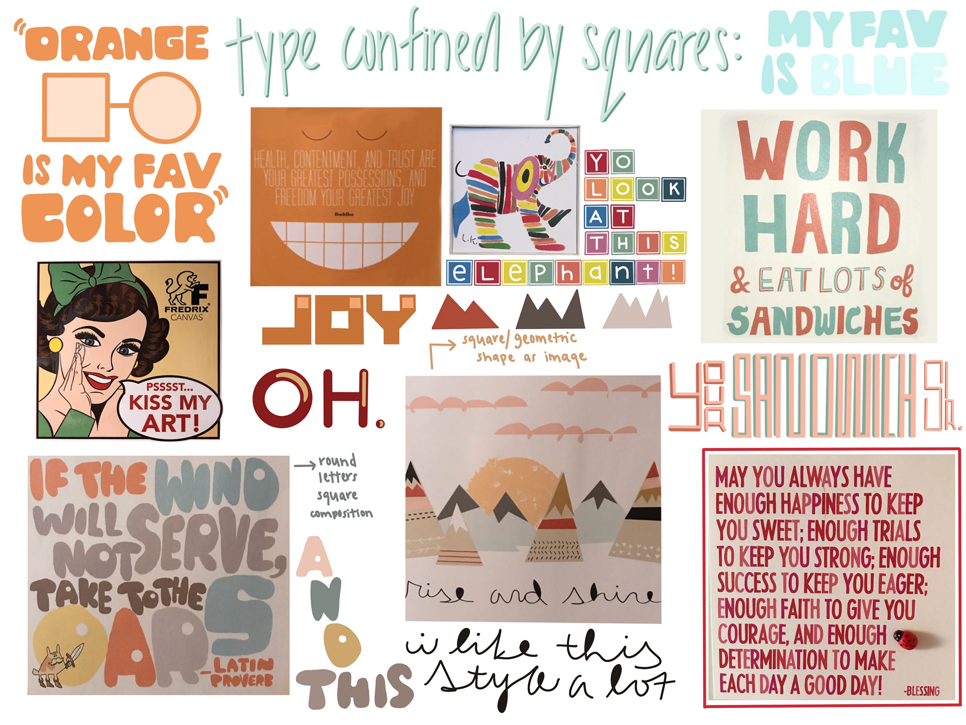 inspiration word: square