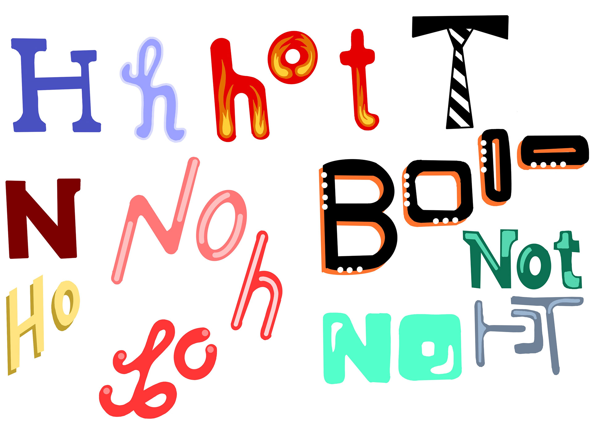 inspiration word: font