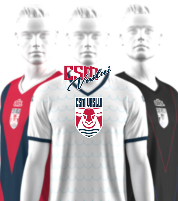 Home and away shirts presented with the new identity