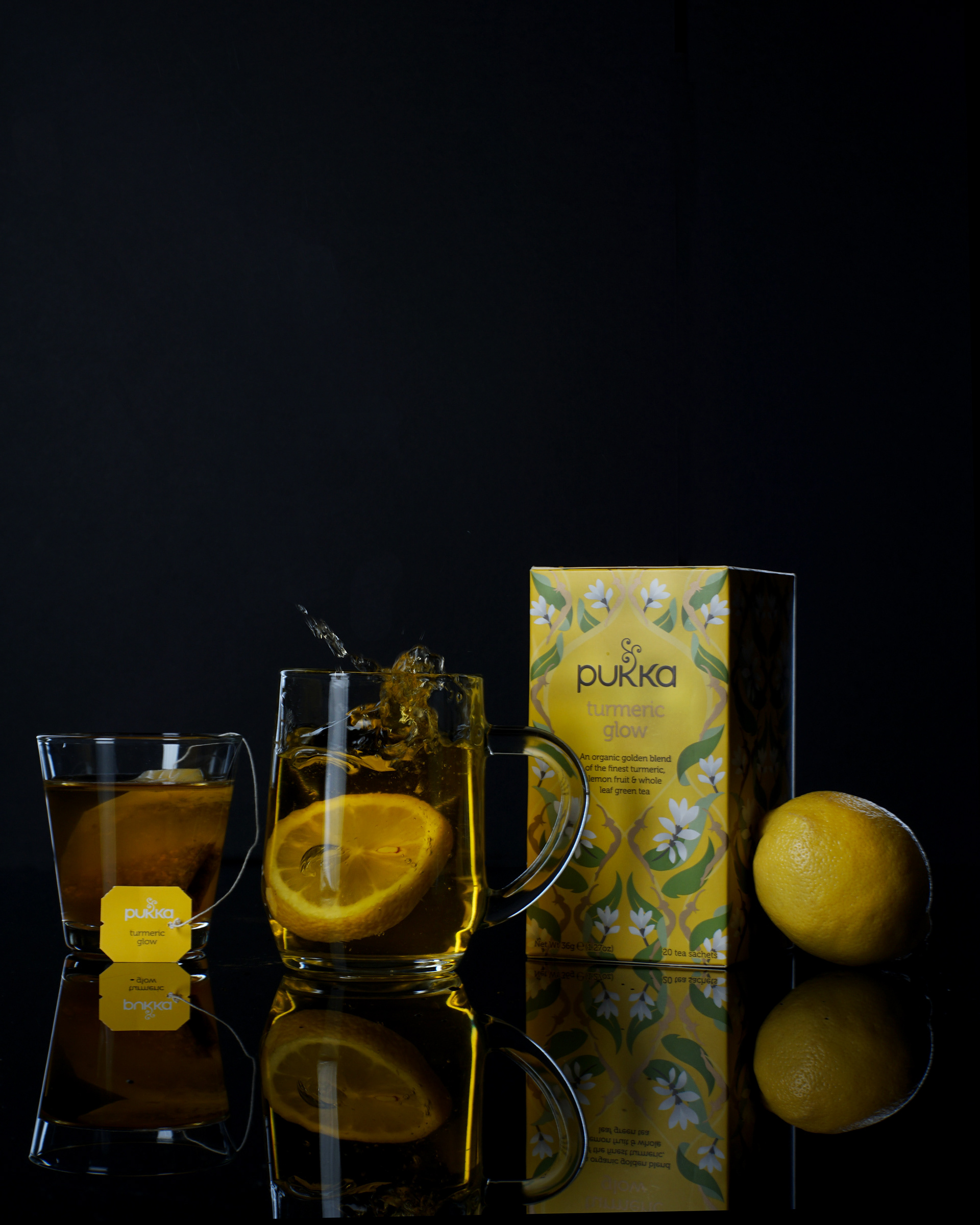 PUKKA Tea product photography