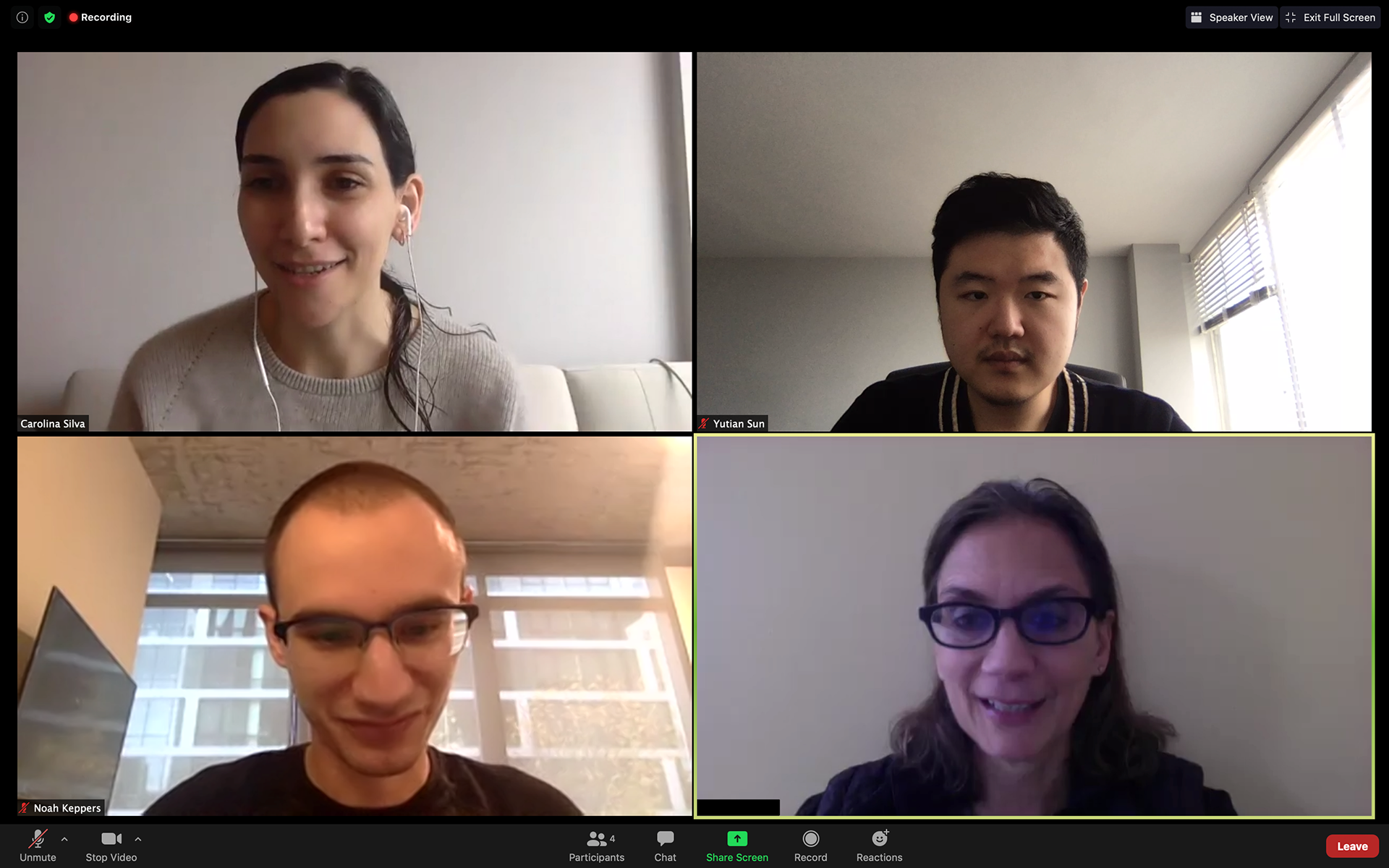 Building rapport and discussing shipping experiences