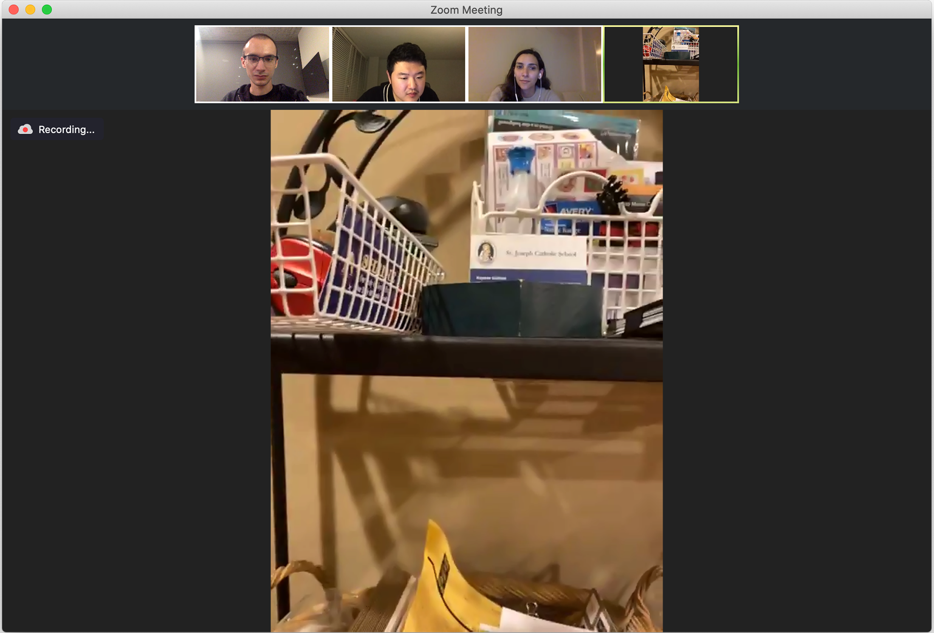 Touchstone Tour: "How do you organize your mail?"