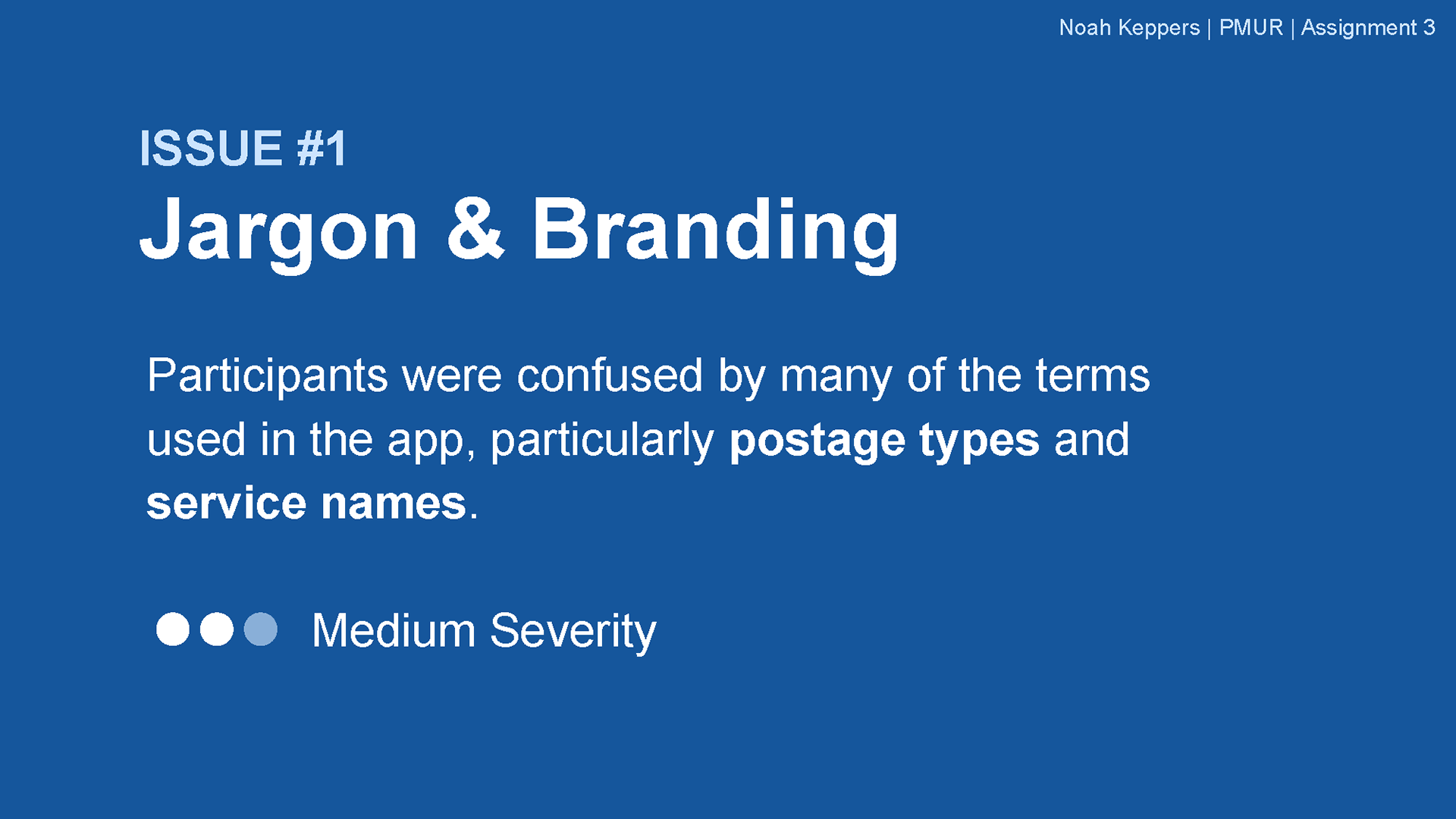 Think Aloud Issue #1: Jargon & Branding