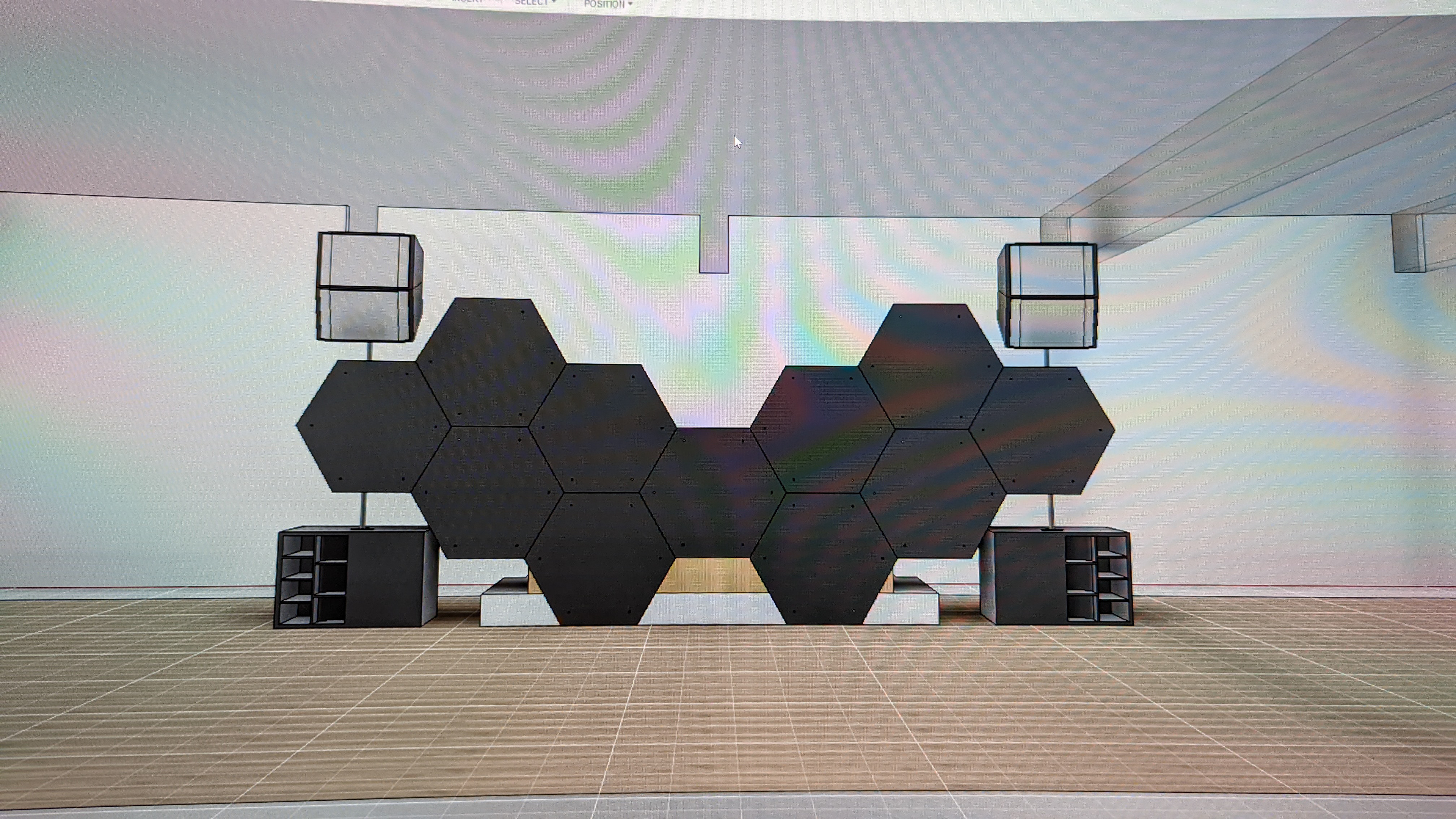 New layout, original position