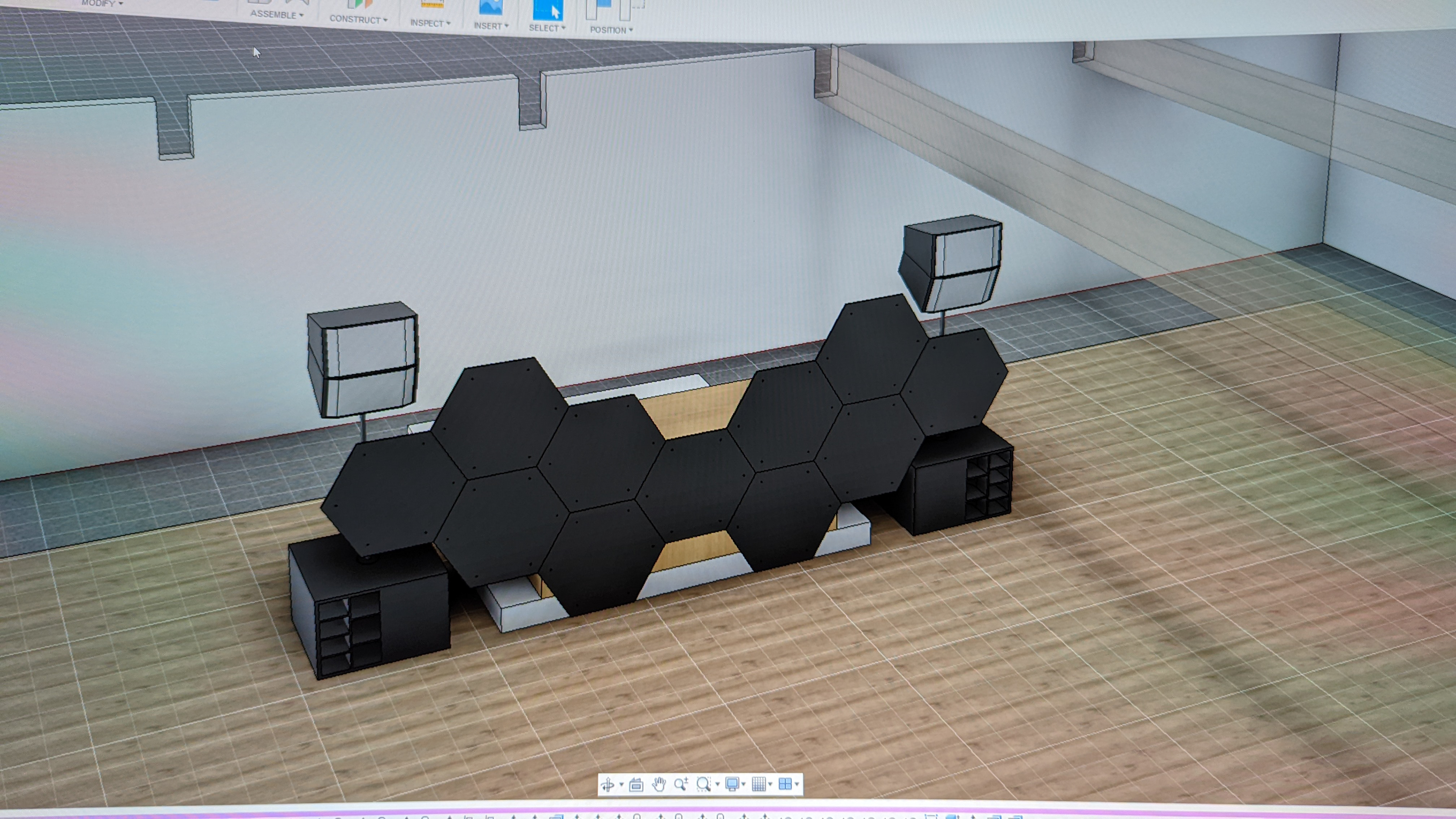New layout, original position