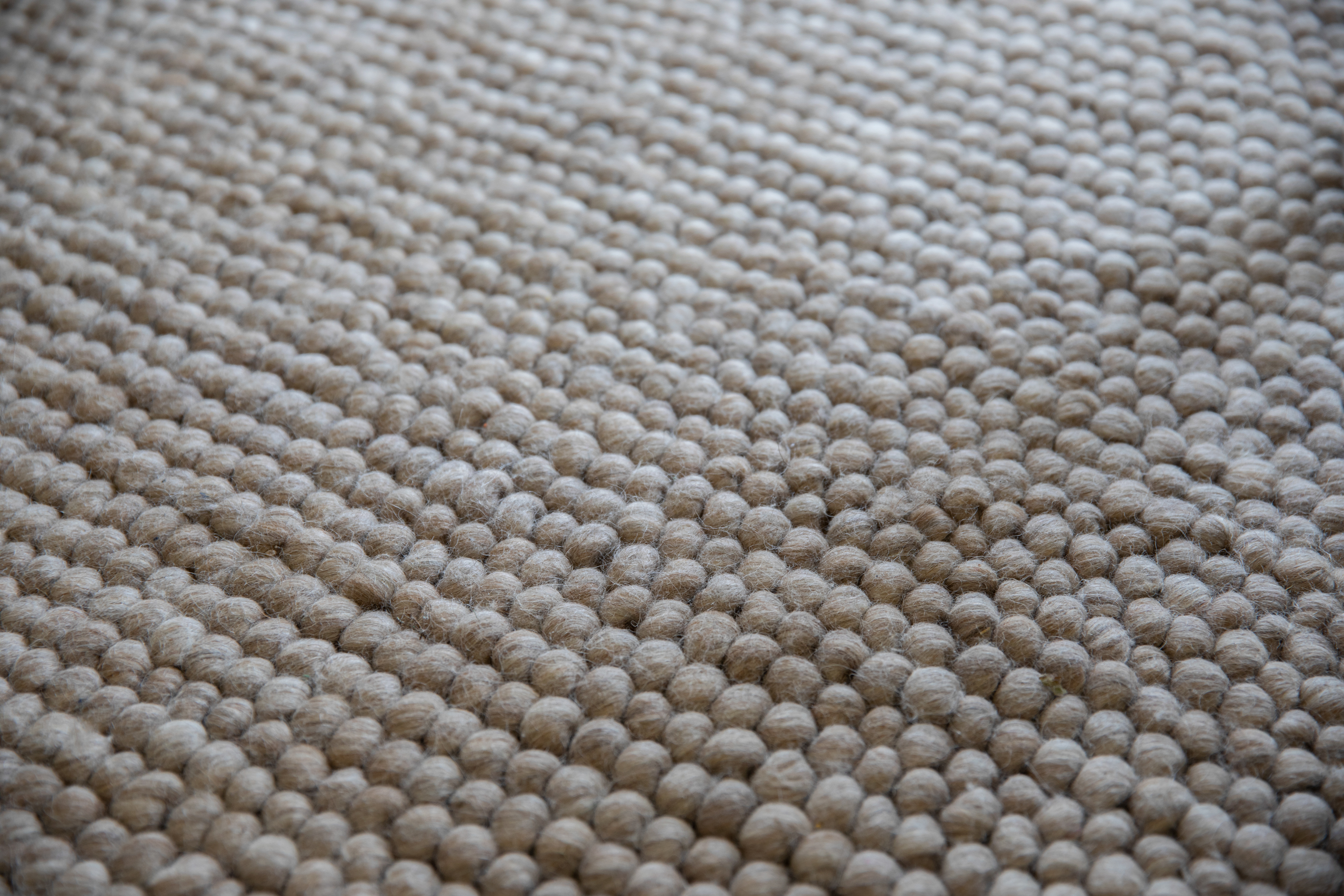 Beige Wool Rug
