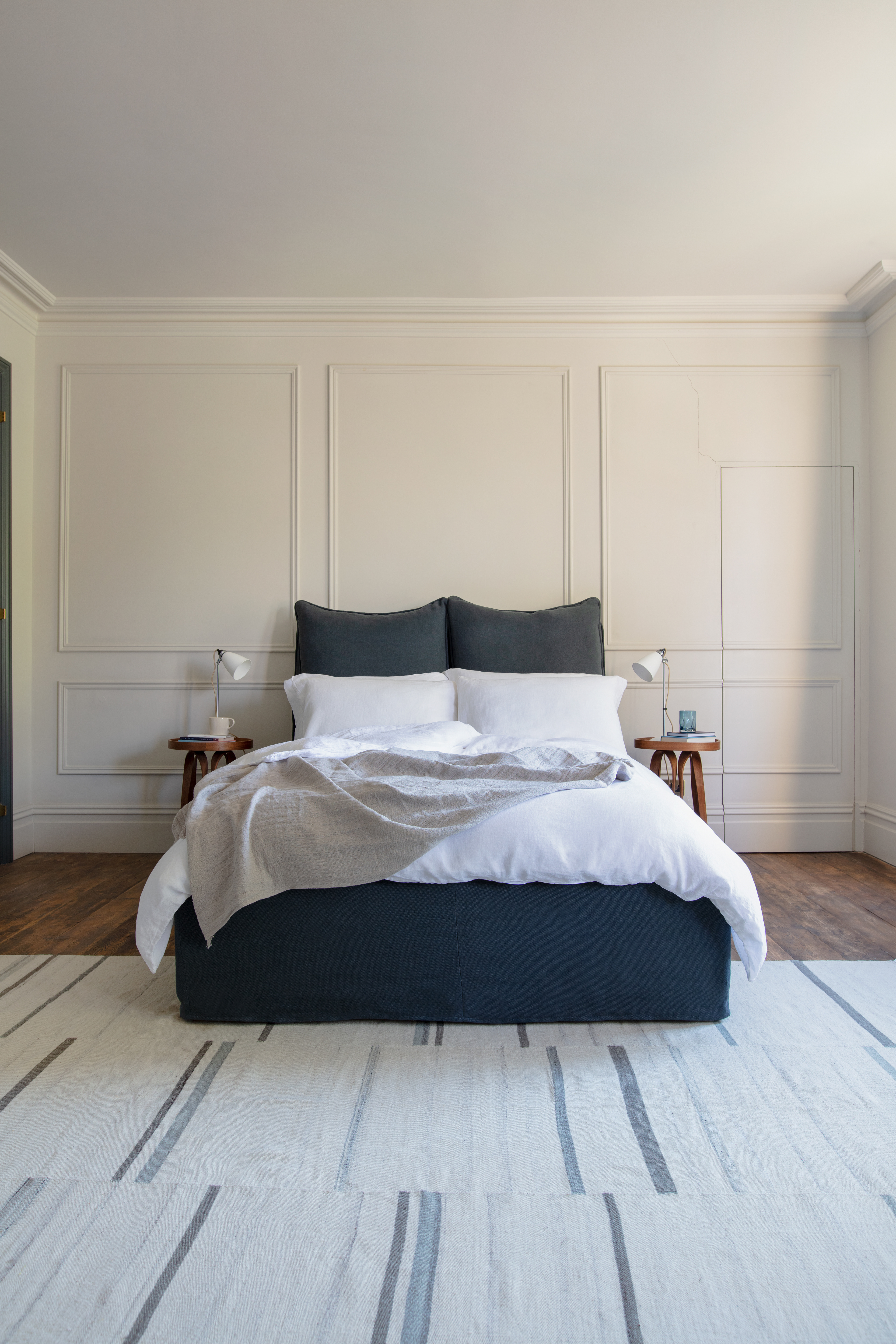 Hawk's Eye 100% Linen - Marnie Piped Edge Double Bed