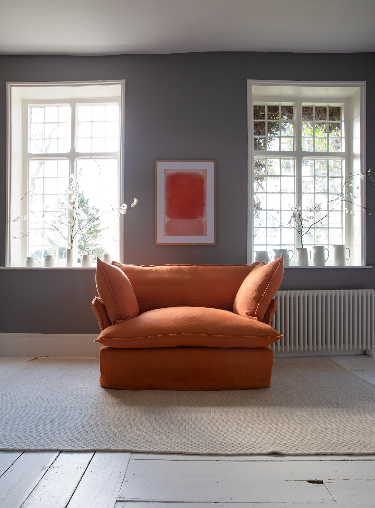 Customer Own Fabric - Song Short Pillow Edge Love Seat