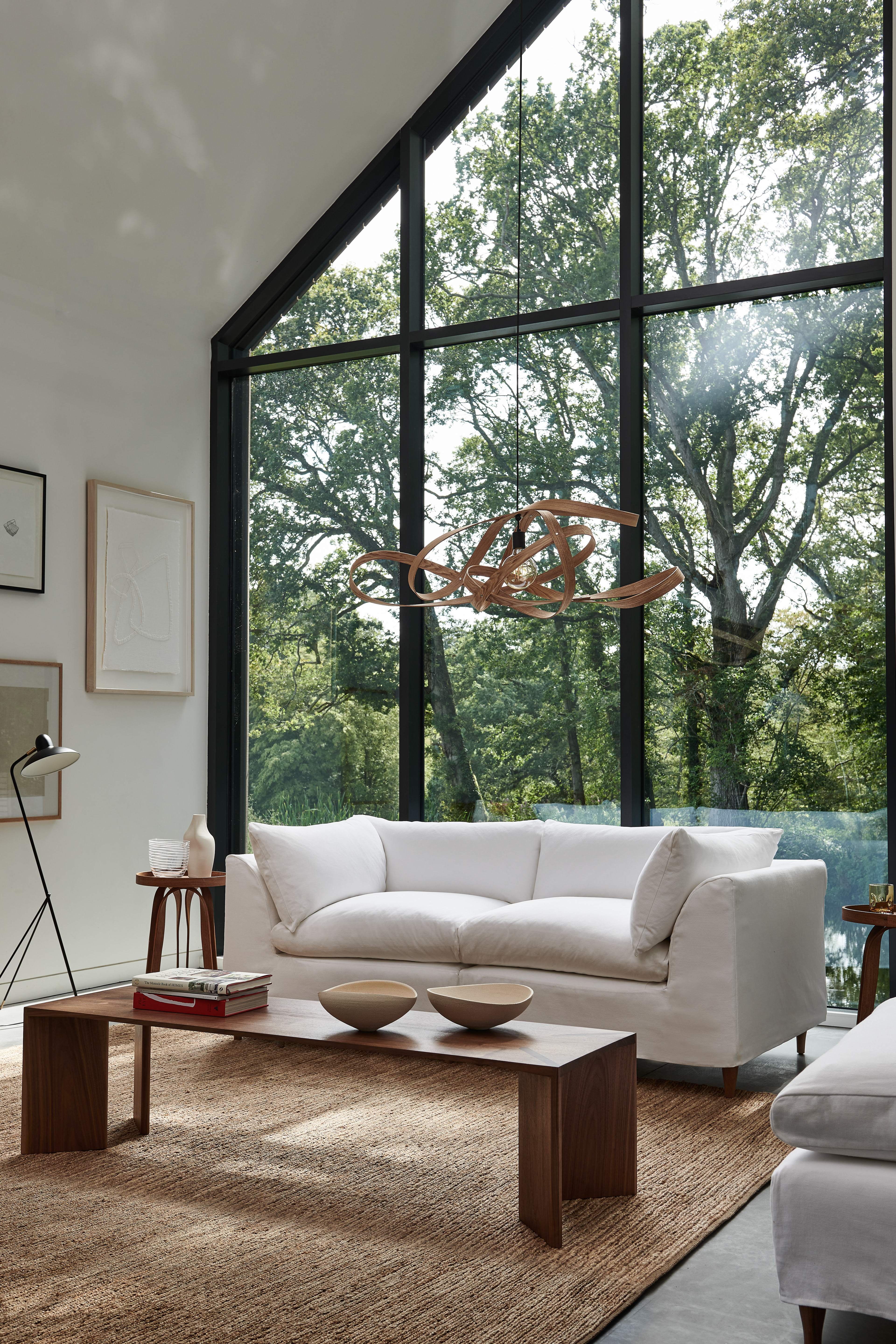 Moonflower White Brushed Cotton - Orlando Sofa (Coming to US & Aus in 2022)