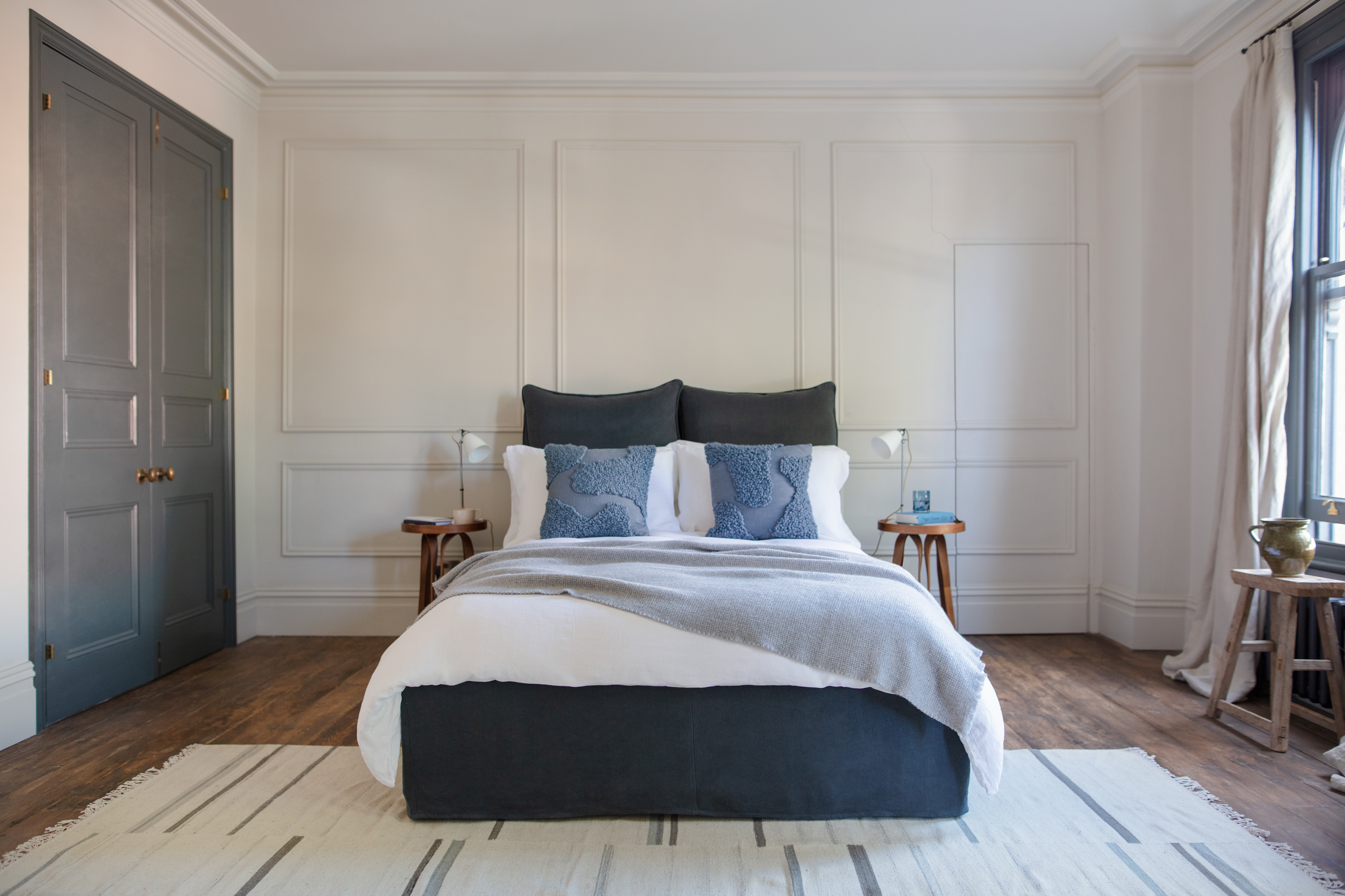 Hawk's Eye 100% Linen - Marnie Piped Edge Double Bed