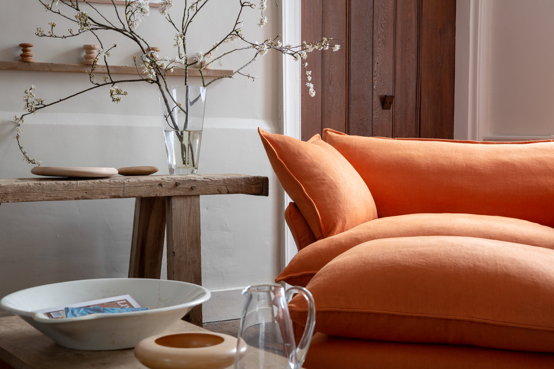 Customer Own Fabric - Song Short Pillow Edge Love Seat