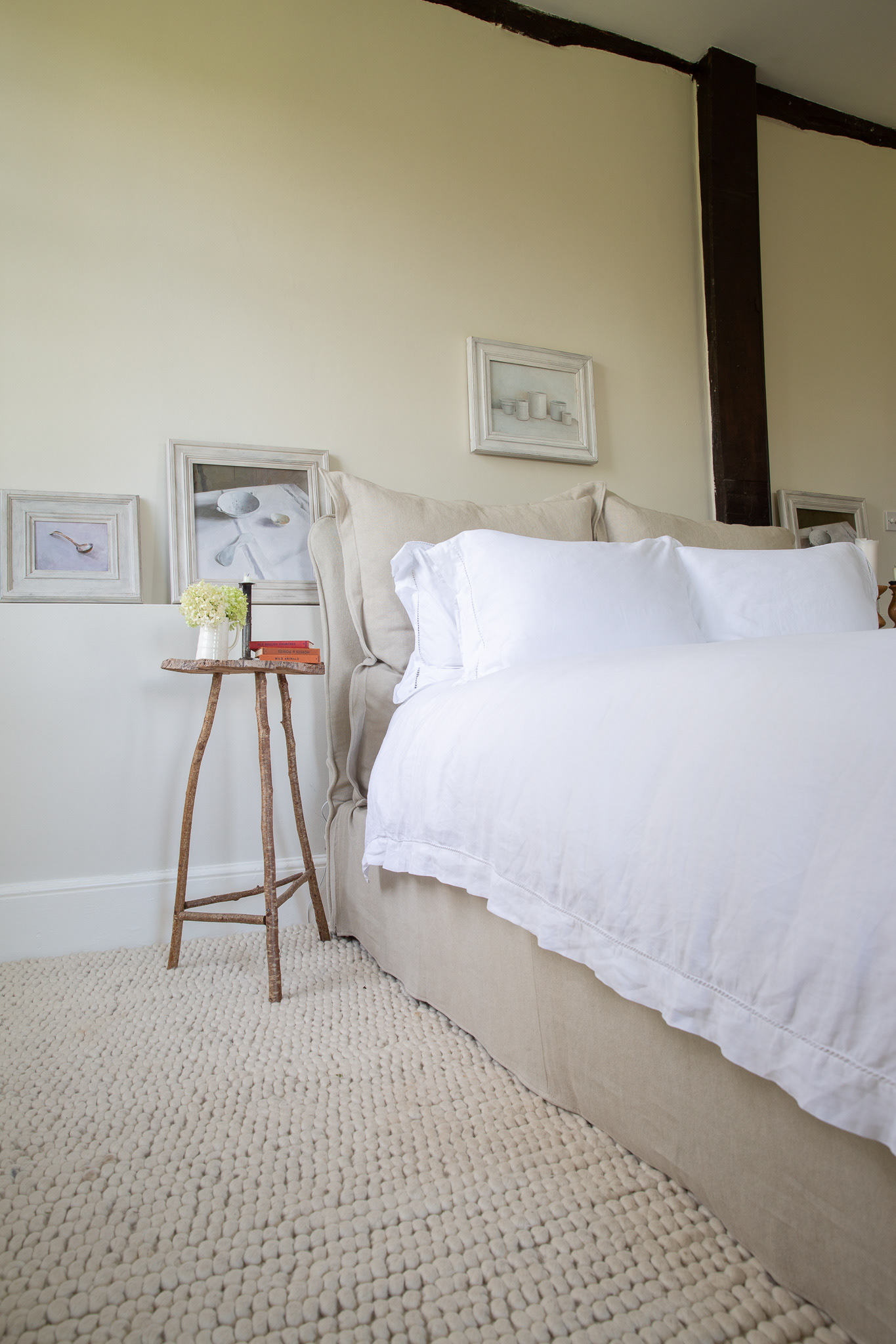 Sunstone 100% Linen - Song Pillow Edge King Bed