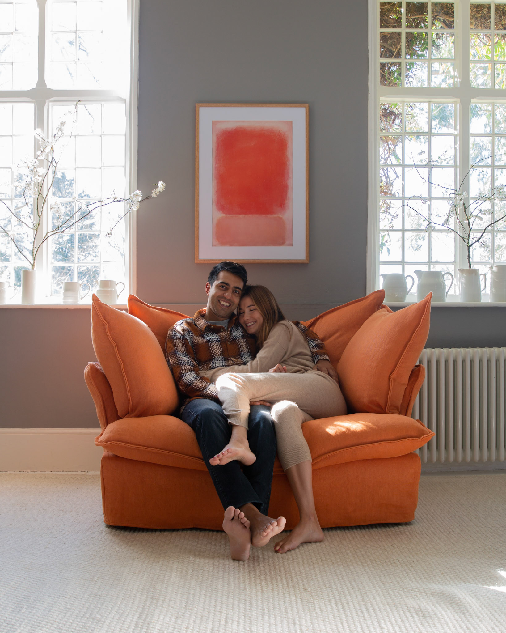 Customer Own Fabric - Song Short Pillow Edge Love Seat