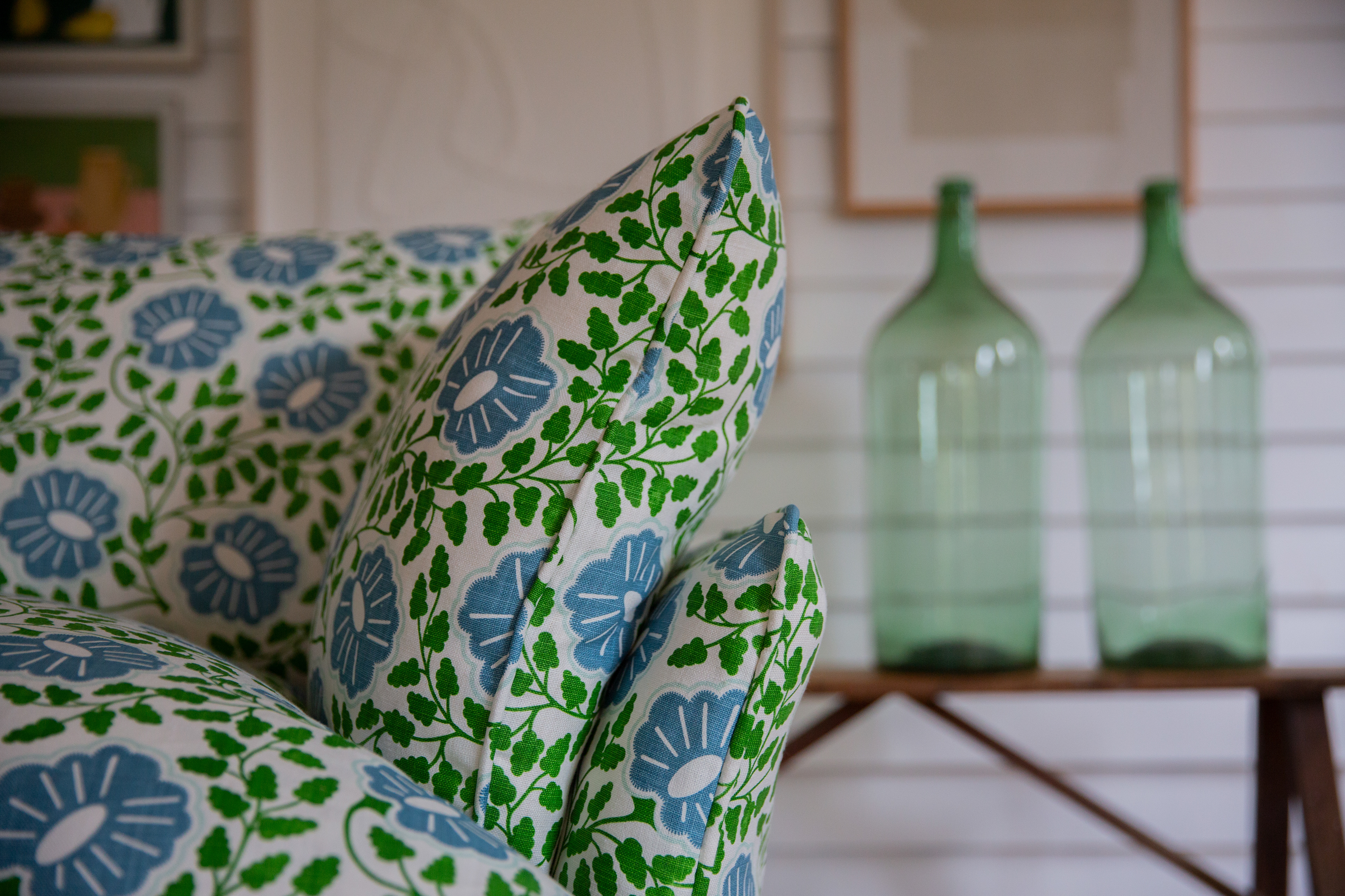 Customer Own Fabric - Marnie Piped Edge Love Seat