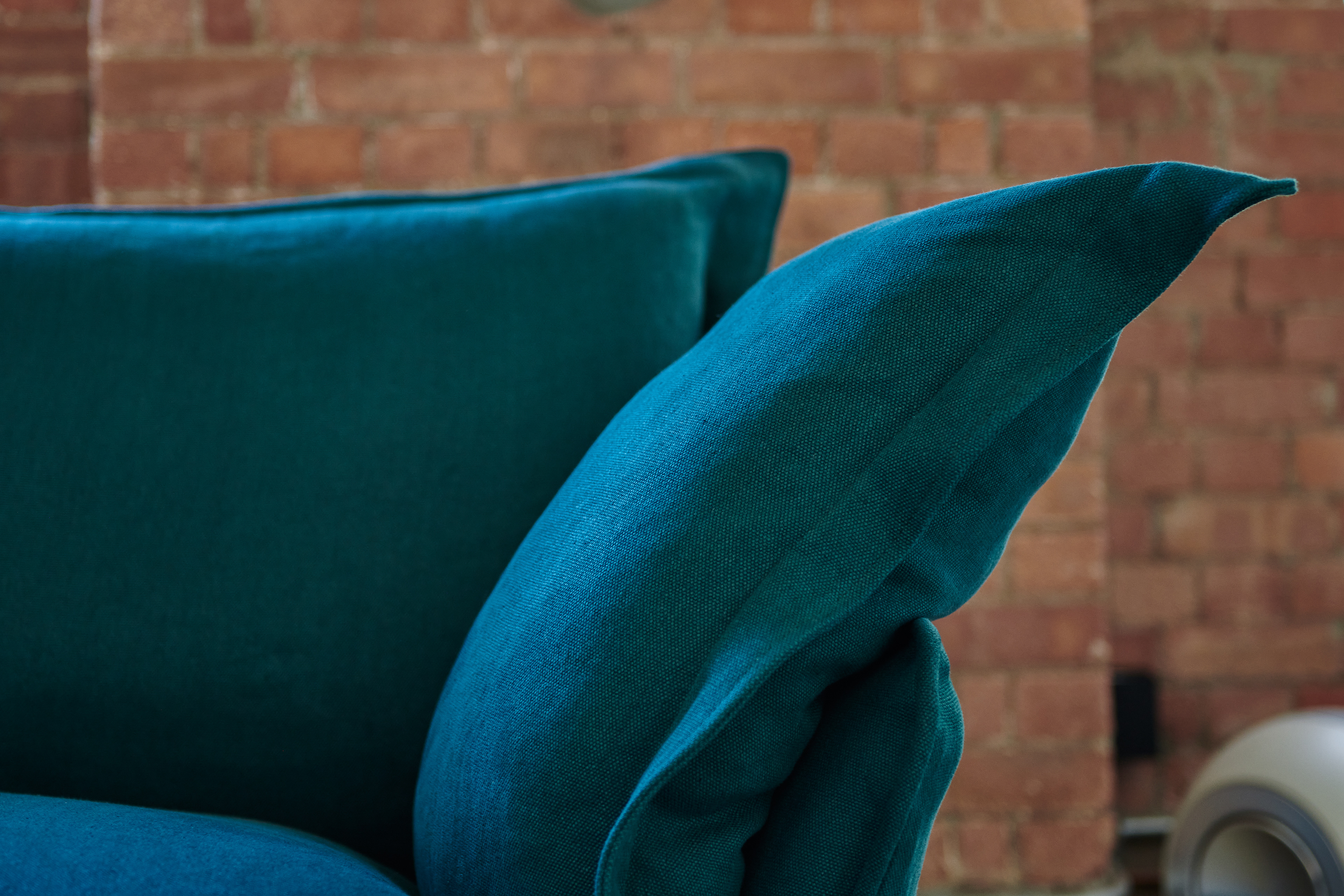 Topaz 100% Linen - Song Pillow Edge Extra Large Sofa