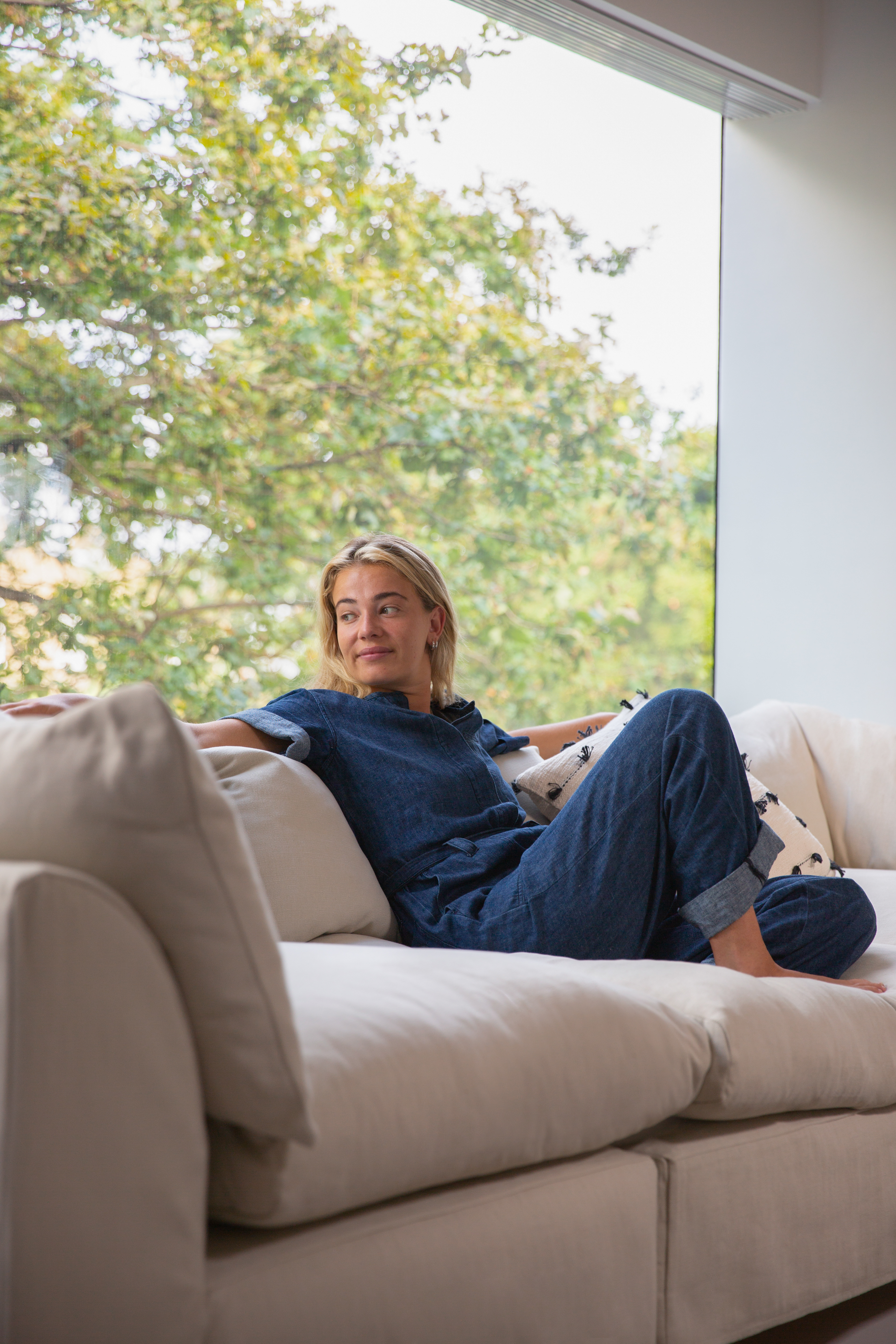 Barley Natural Brushed Cotton - Orlando Sofa