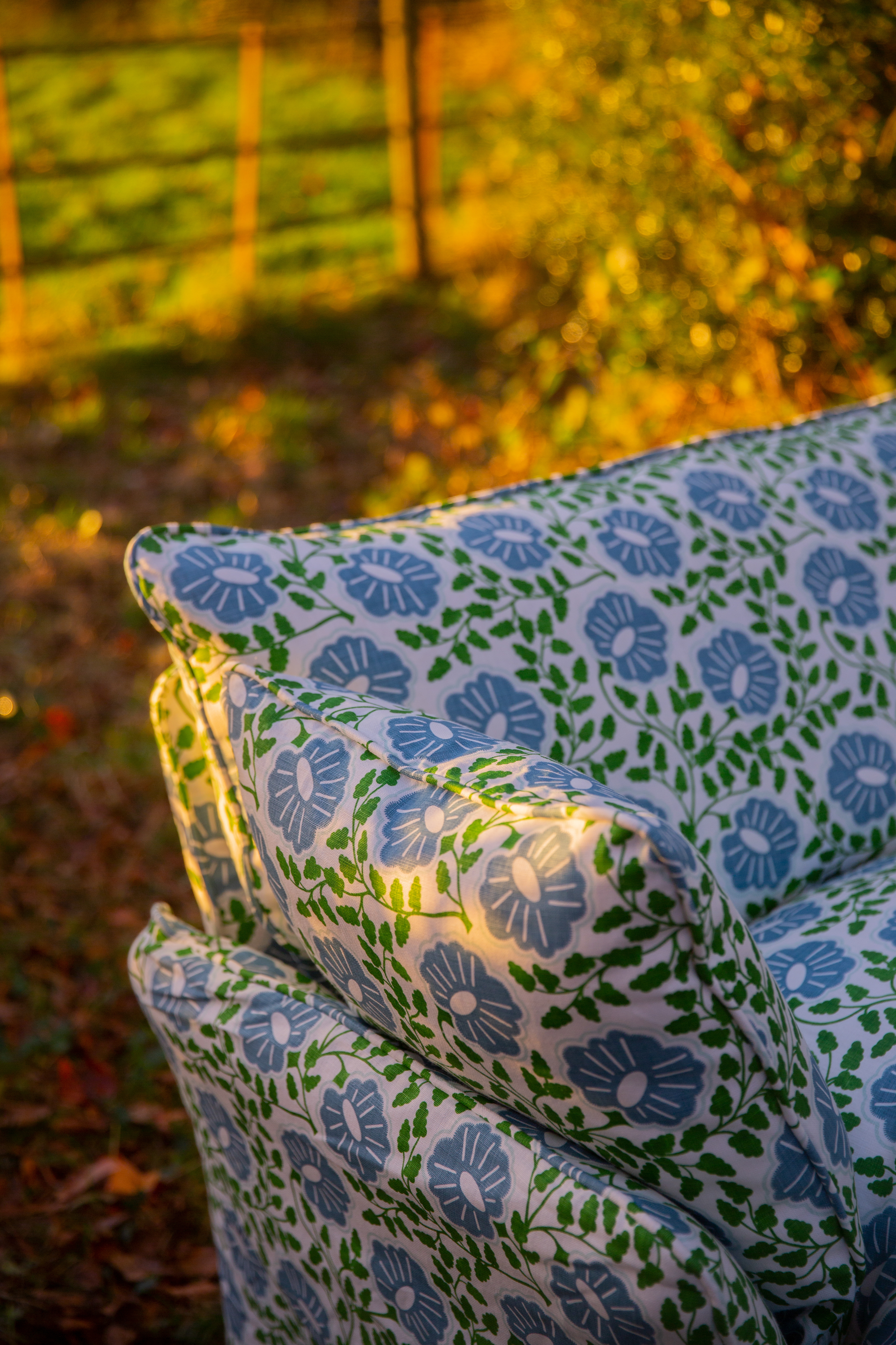 Customer Own Fabric - Marnie Piped Edge Love Seat