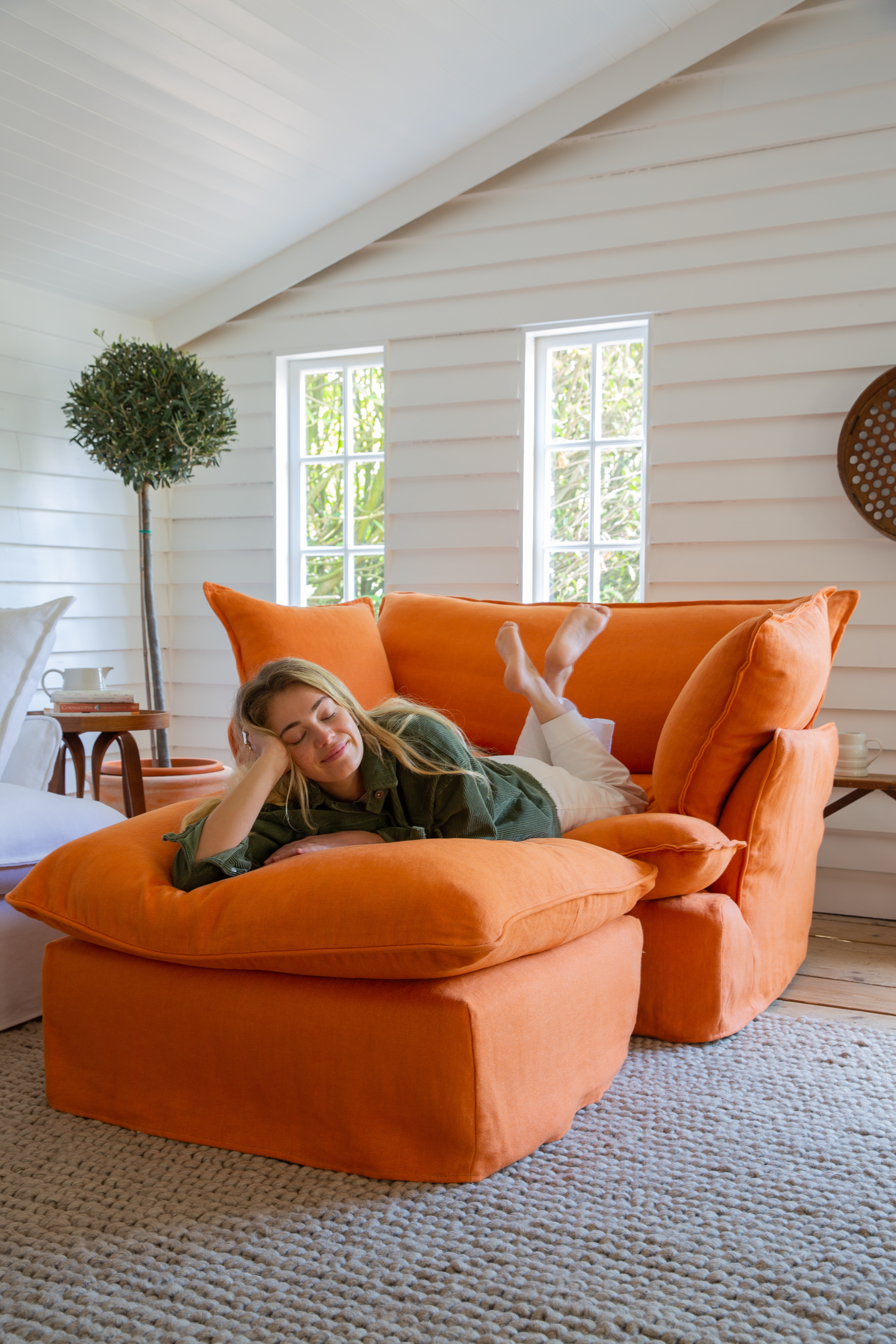 Customer Own Fabric - Song Short Pillow Edge Love Seat