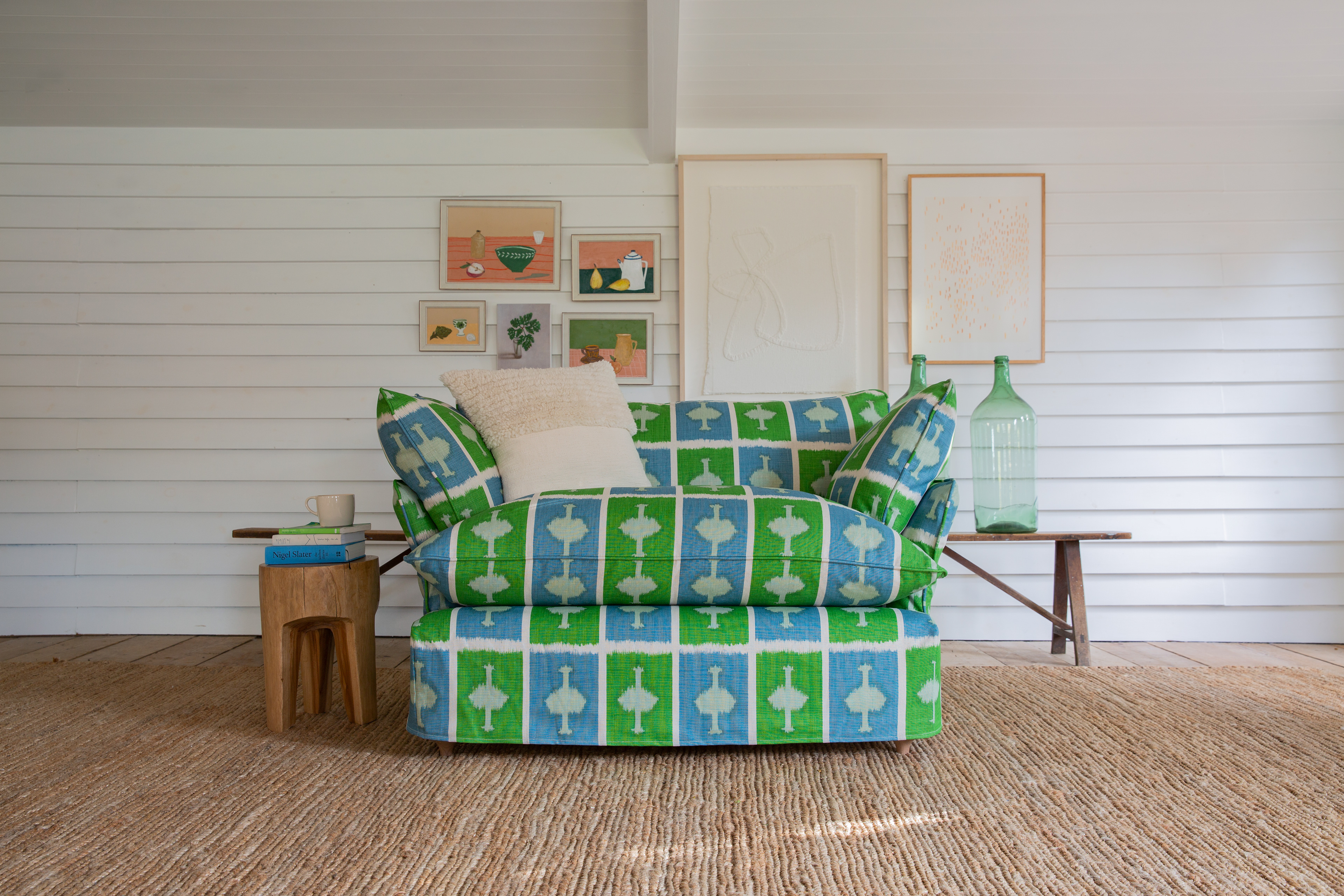 Customer Own Fabric - Marnie Piped Edge Love Seat