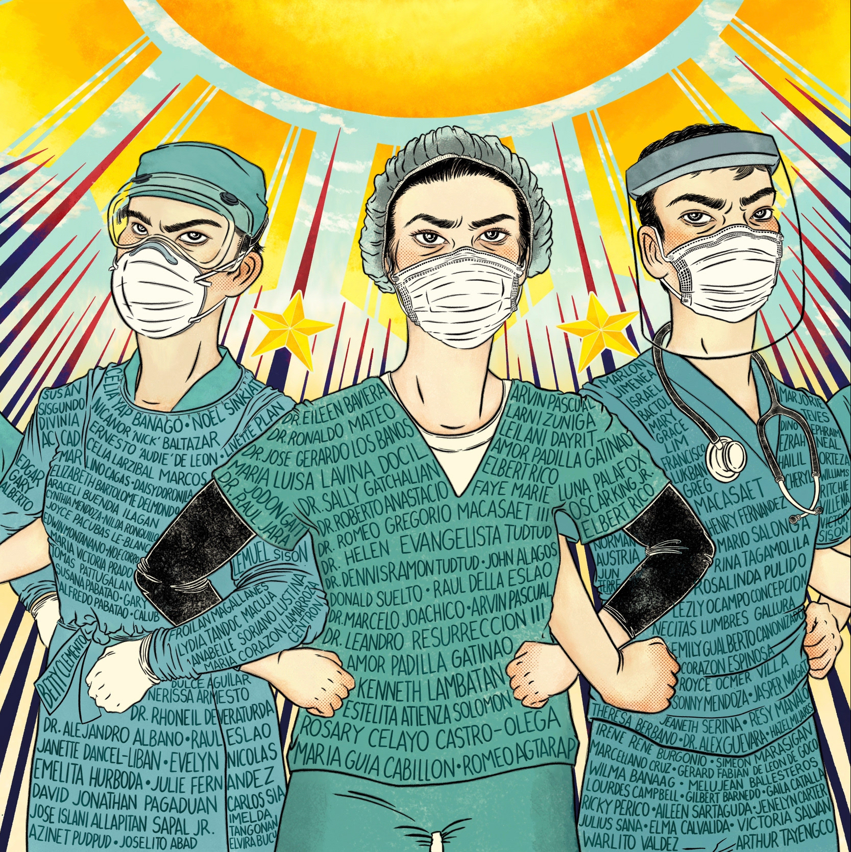 Heroes | 4 x 4 ft. Digital artwork