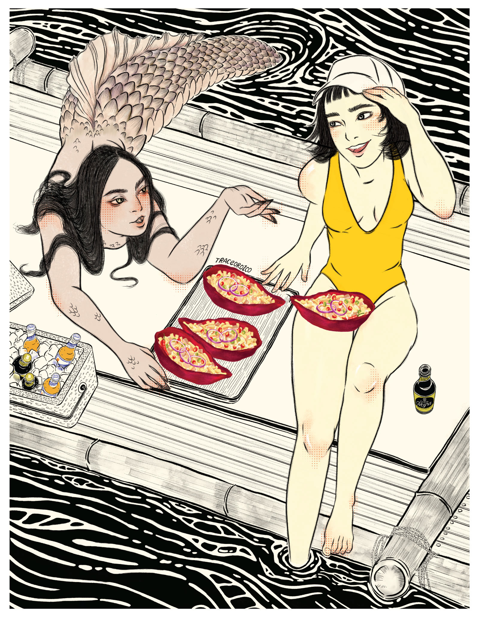 Tanghalian (lunch) | Ginataang Puso ng Saging