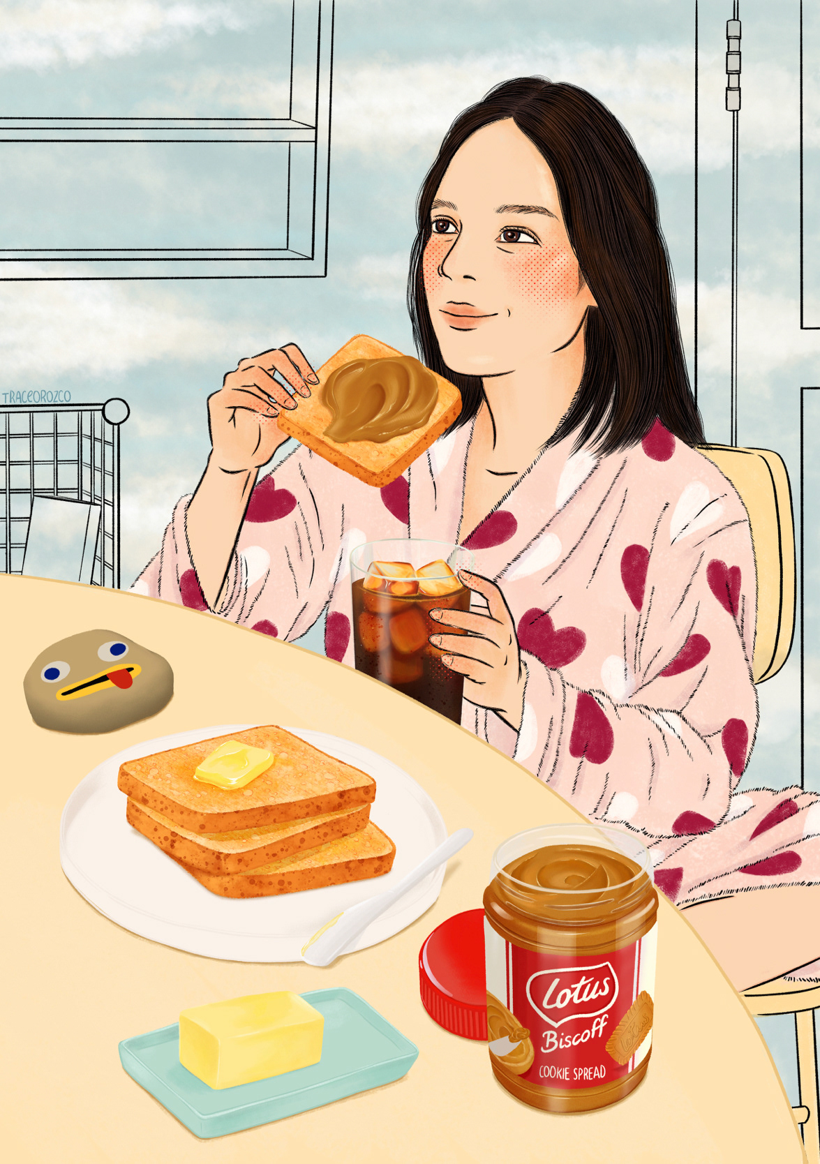 Iced Coffee and Biscoff