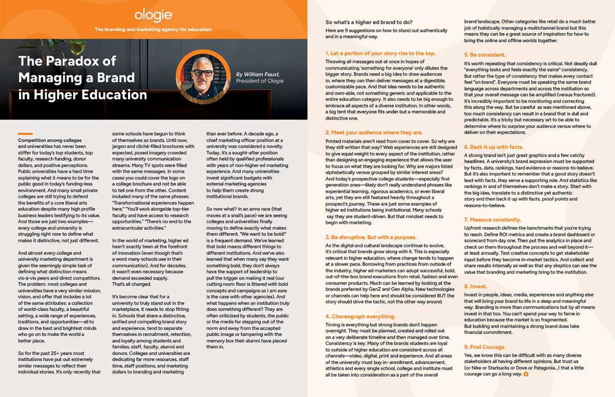 Sales materials done for Ologie