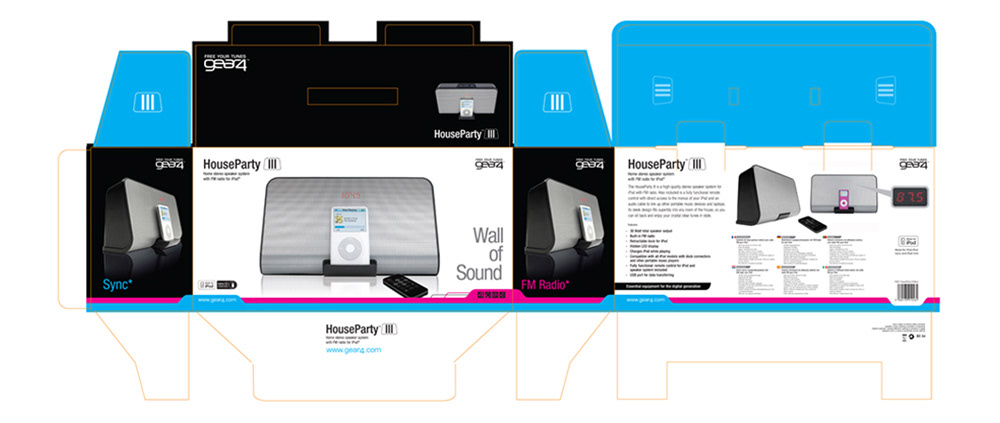 Gear4 iPod Speaker Packaging.