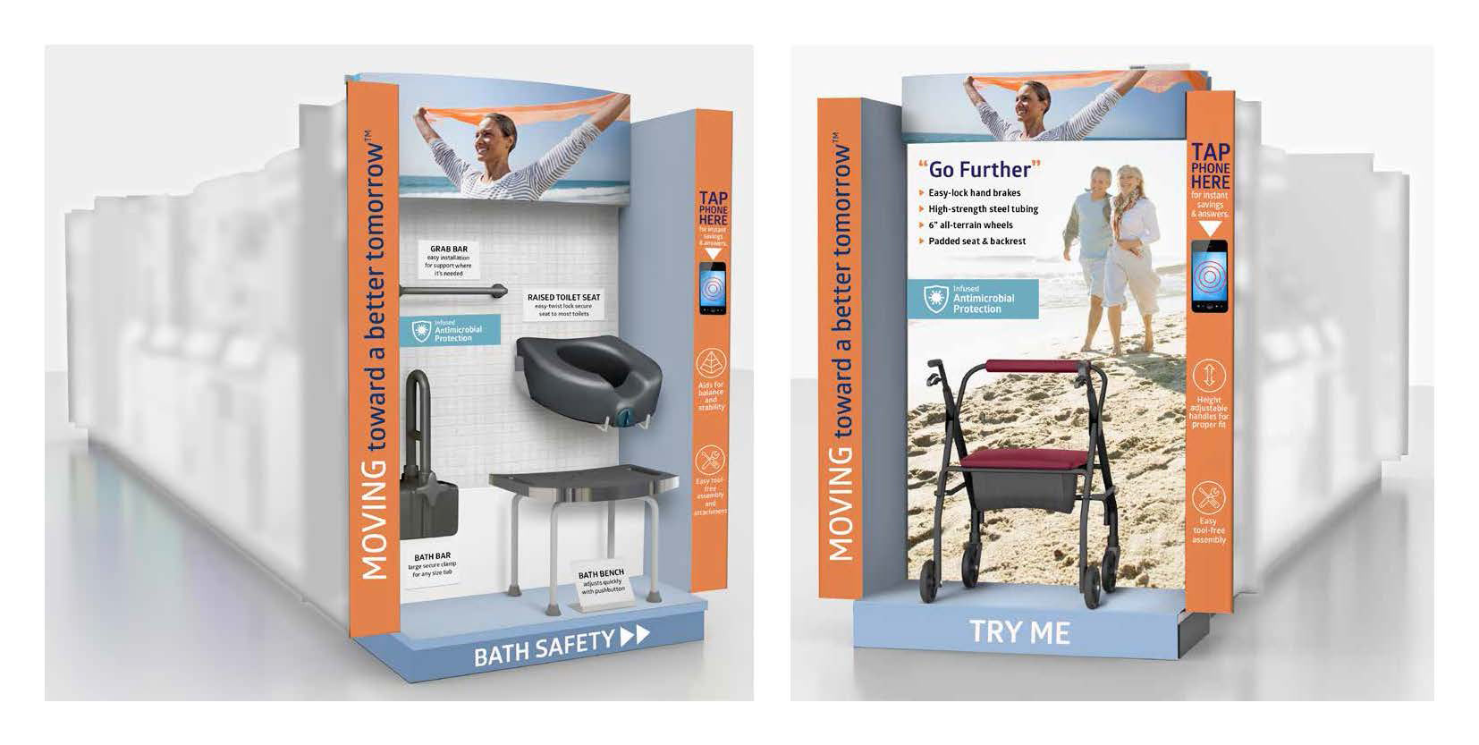 POS Display for Microban Products.