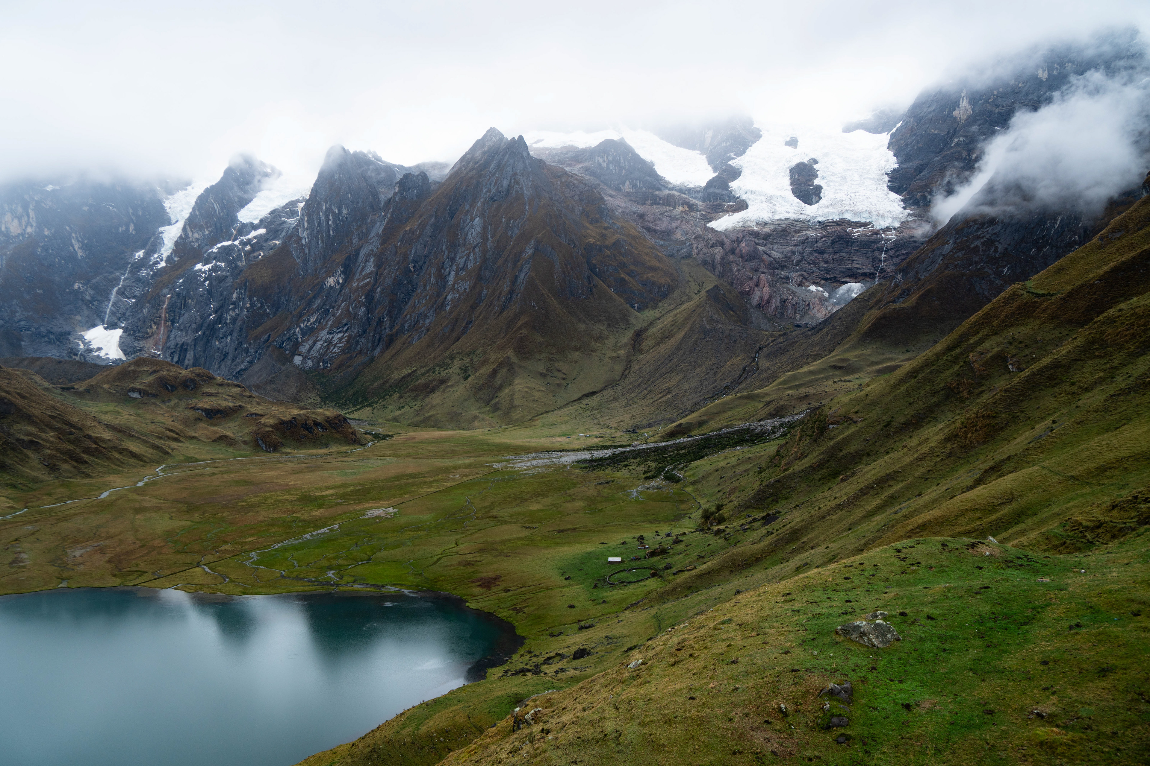 Laguna on the Huayhuash circuit, Peru.