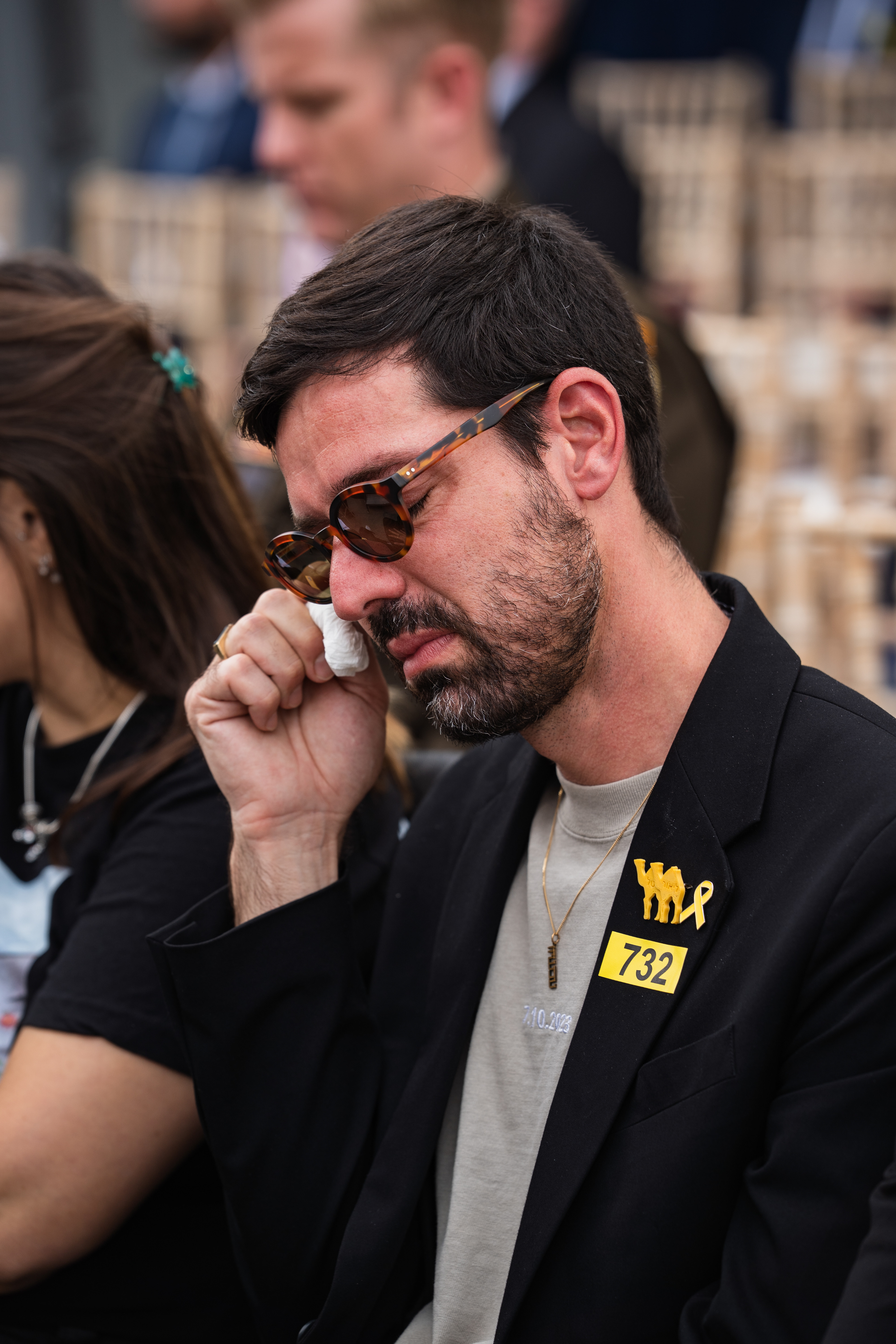 Nadav son of hostage Lior Rudaeff