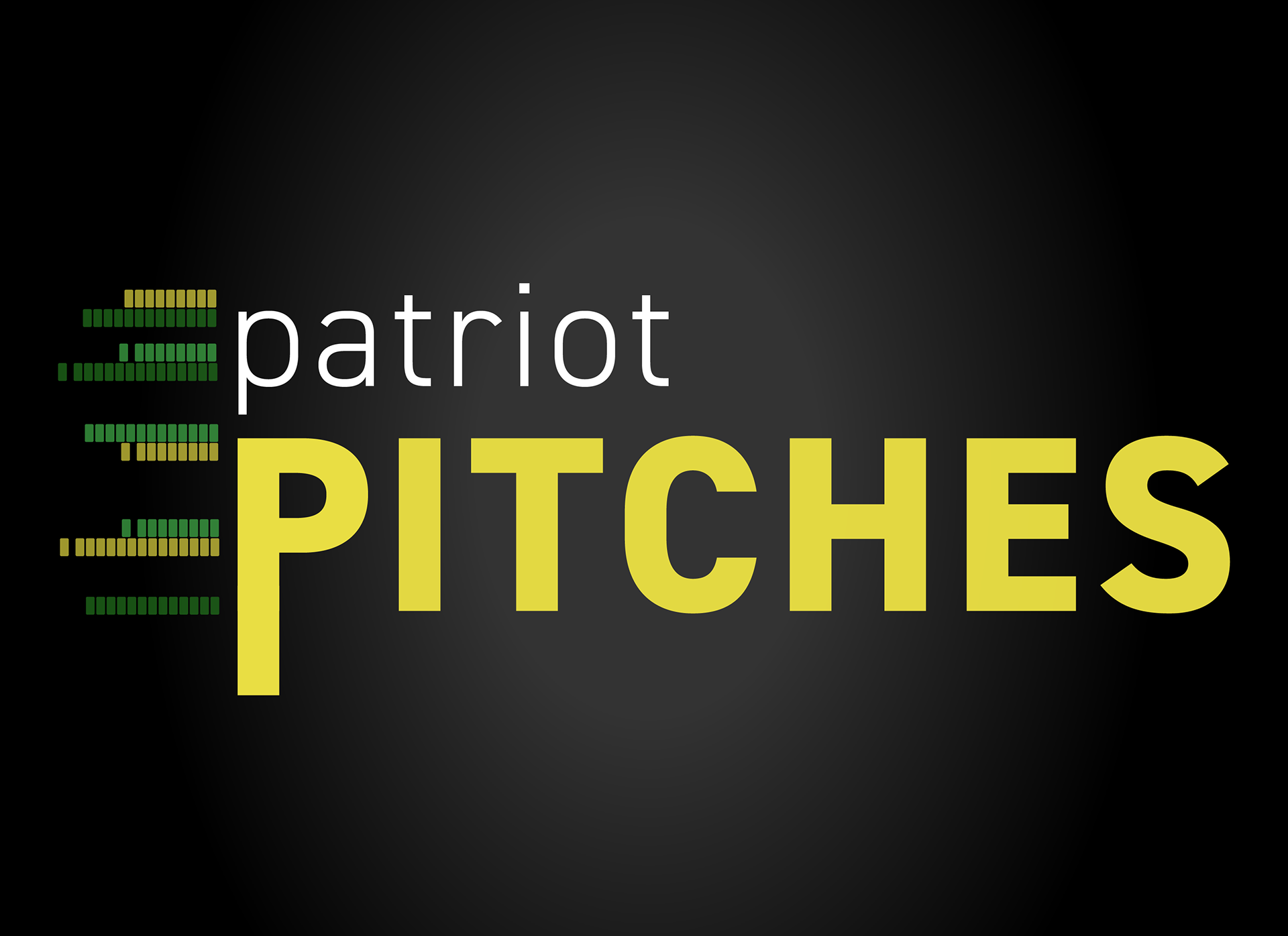 New logo for George Mason University's Acapella group Patriot Pitches!