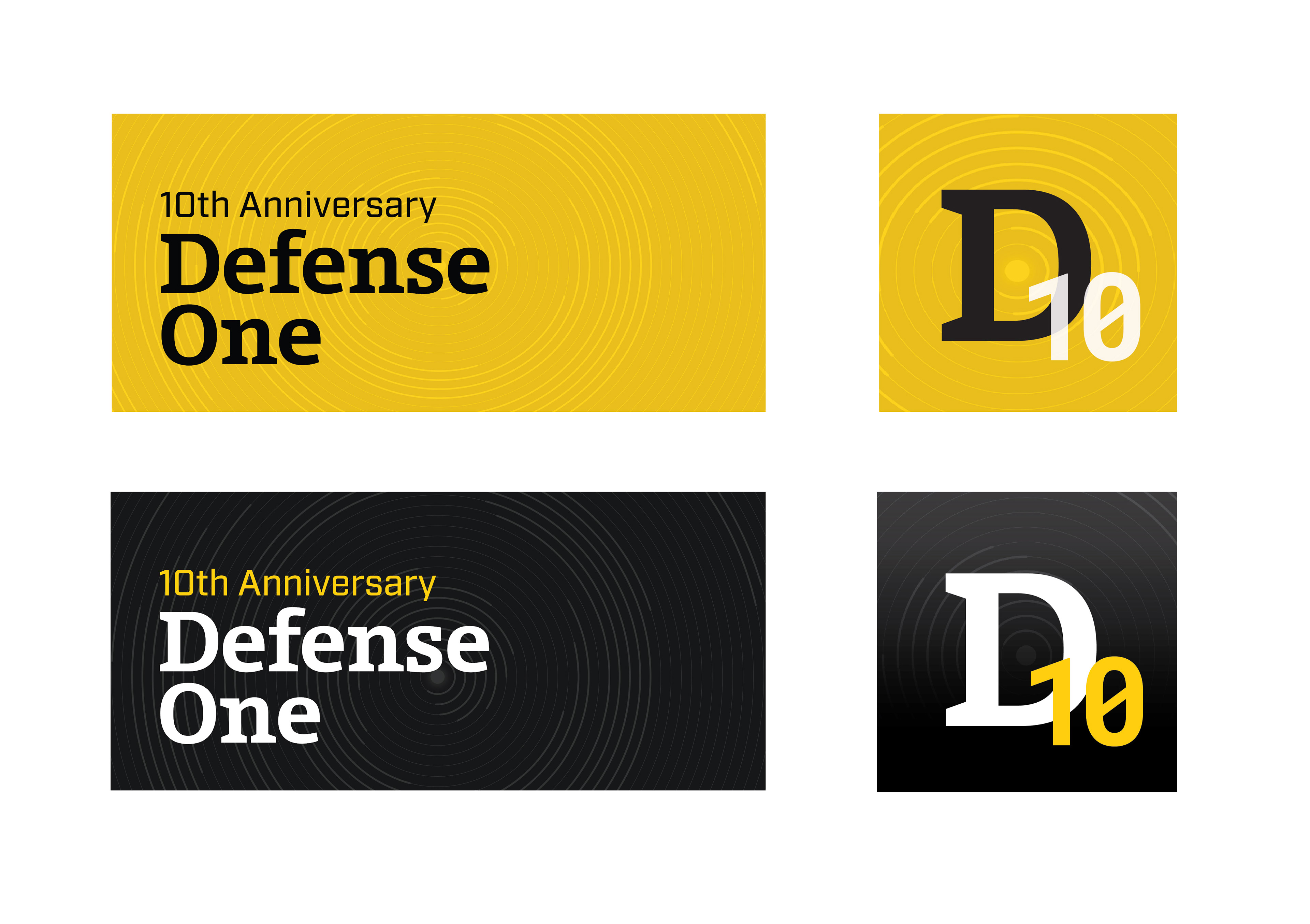 Defense One 10th Anniversary Logo!