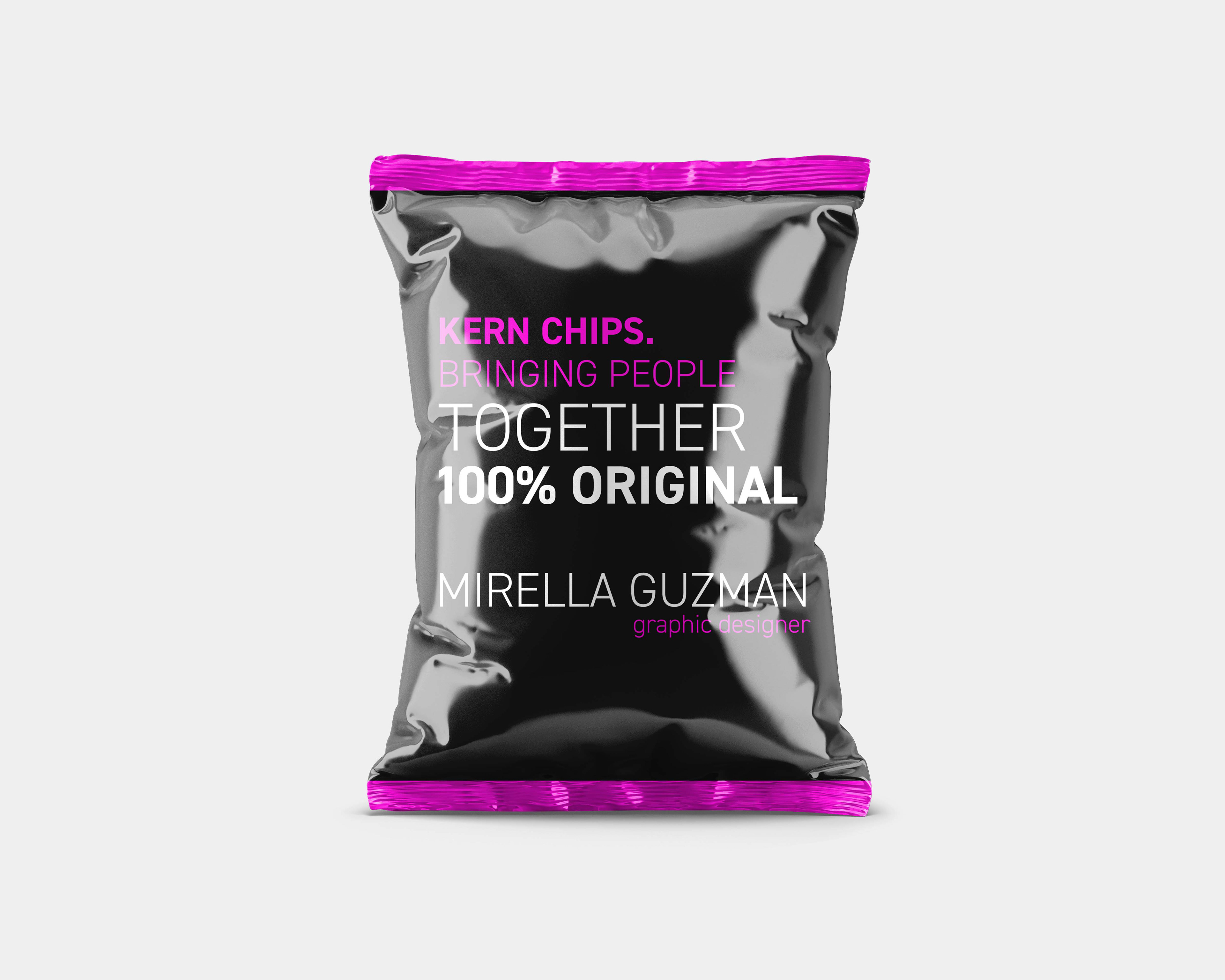 Leave behind memorabilia!  After an interview expect a bag of yummy chips with a nice pun!