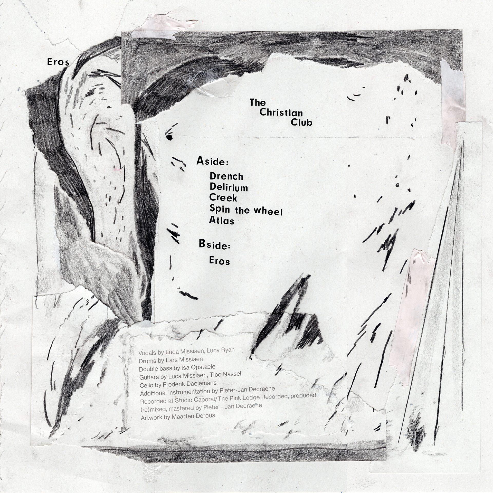 Back cover art for The Christian Club - Eros EP