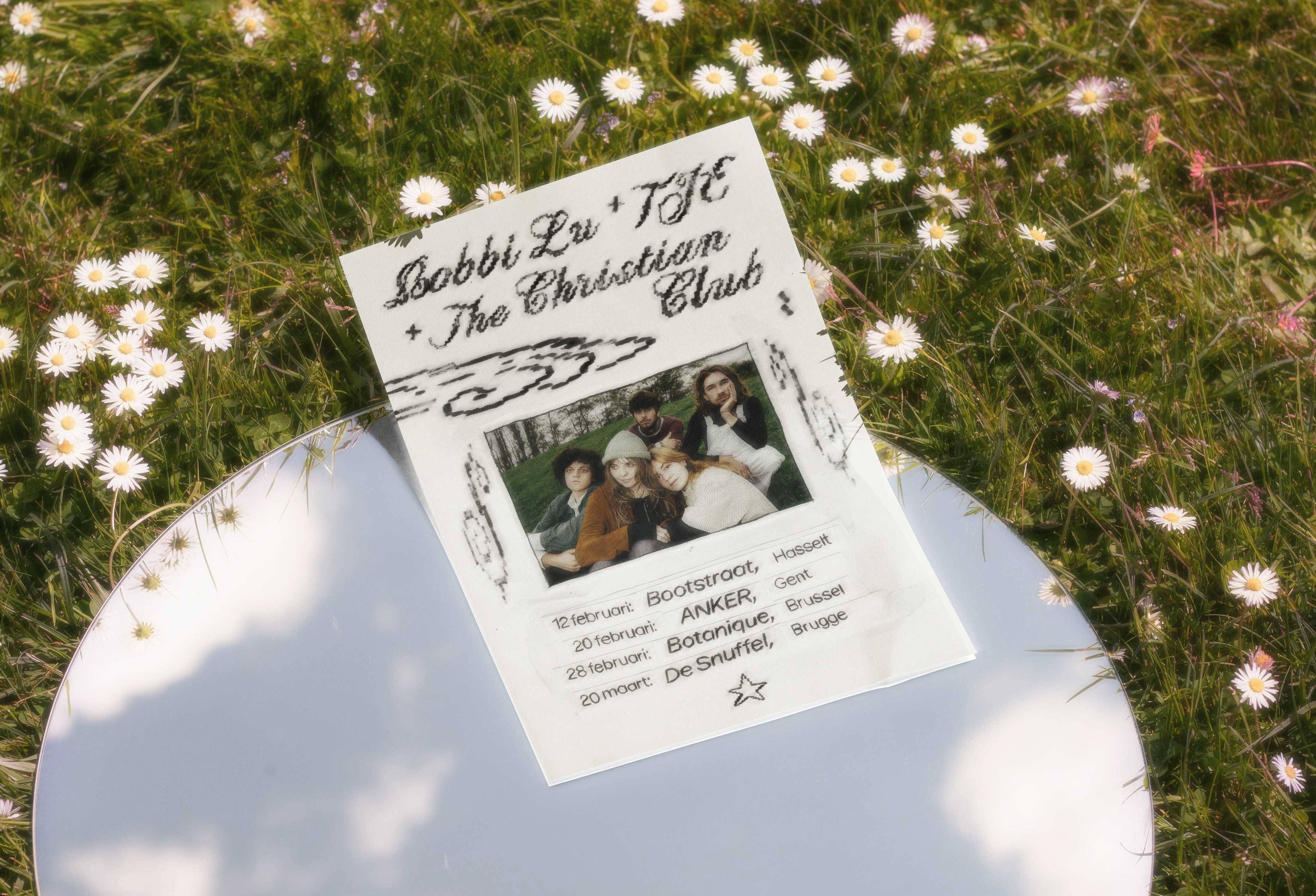 Poster for Bobbi Lu + TJE + The Christian Club Triple bill tour