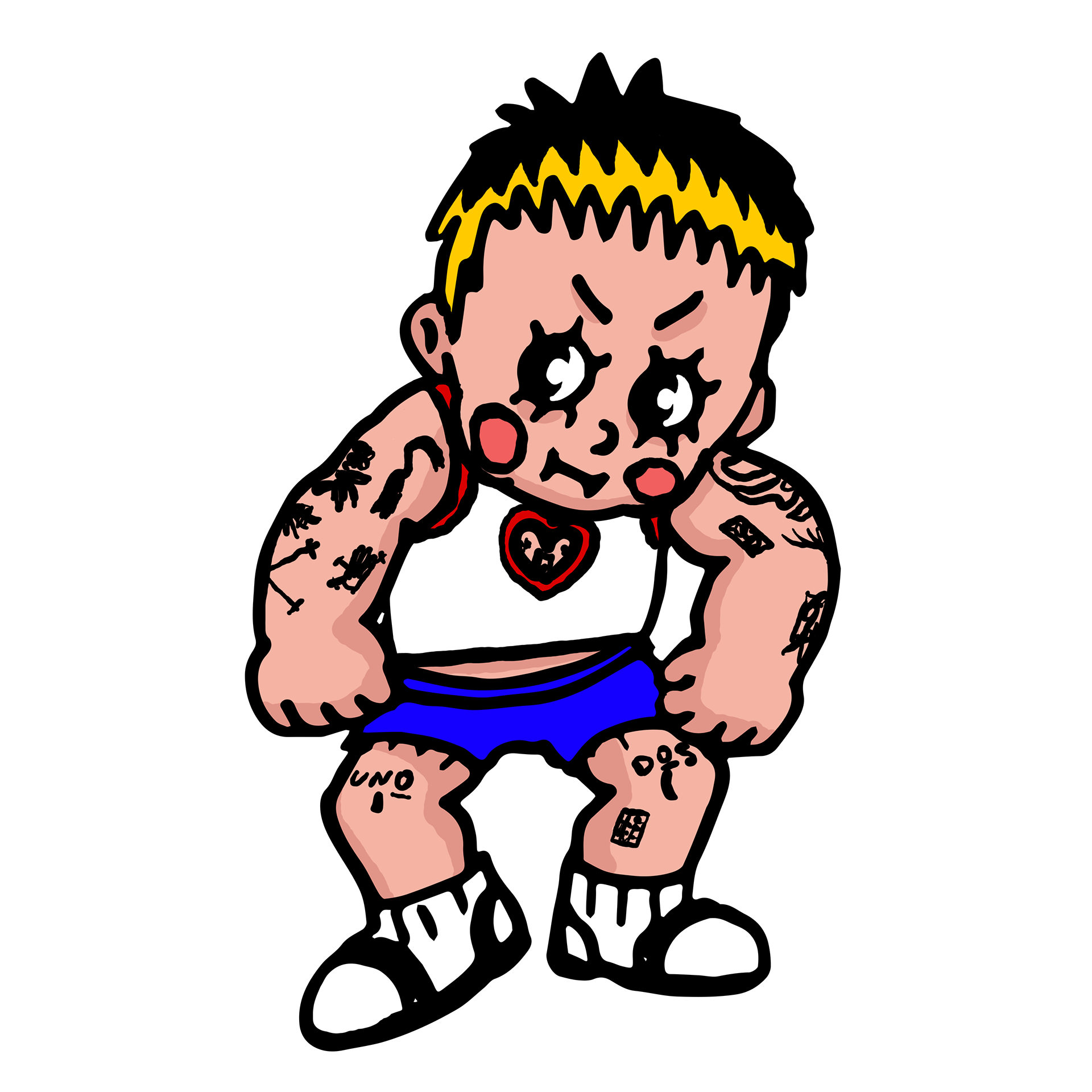 mascotte for Ricky Bekstok