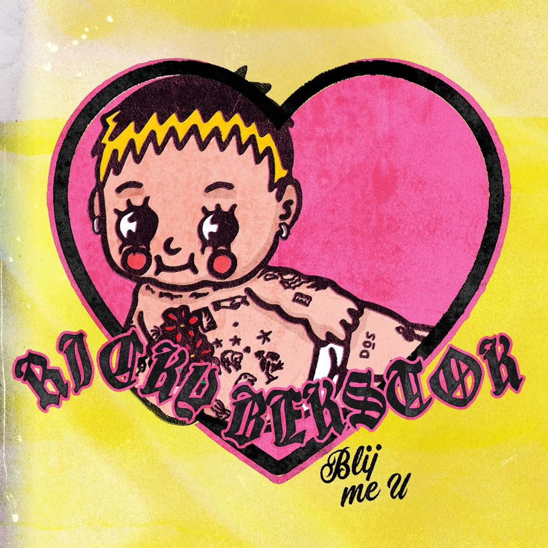 Ricky Bekstok - Blij me u - cover art by Davy Denduyver and Maarten Derous