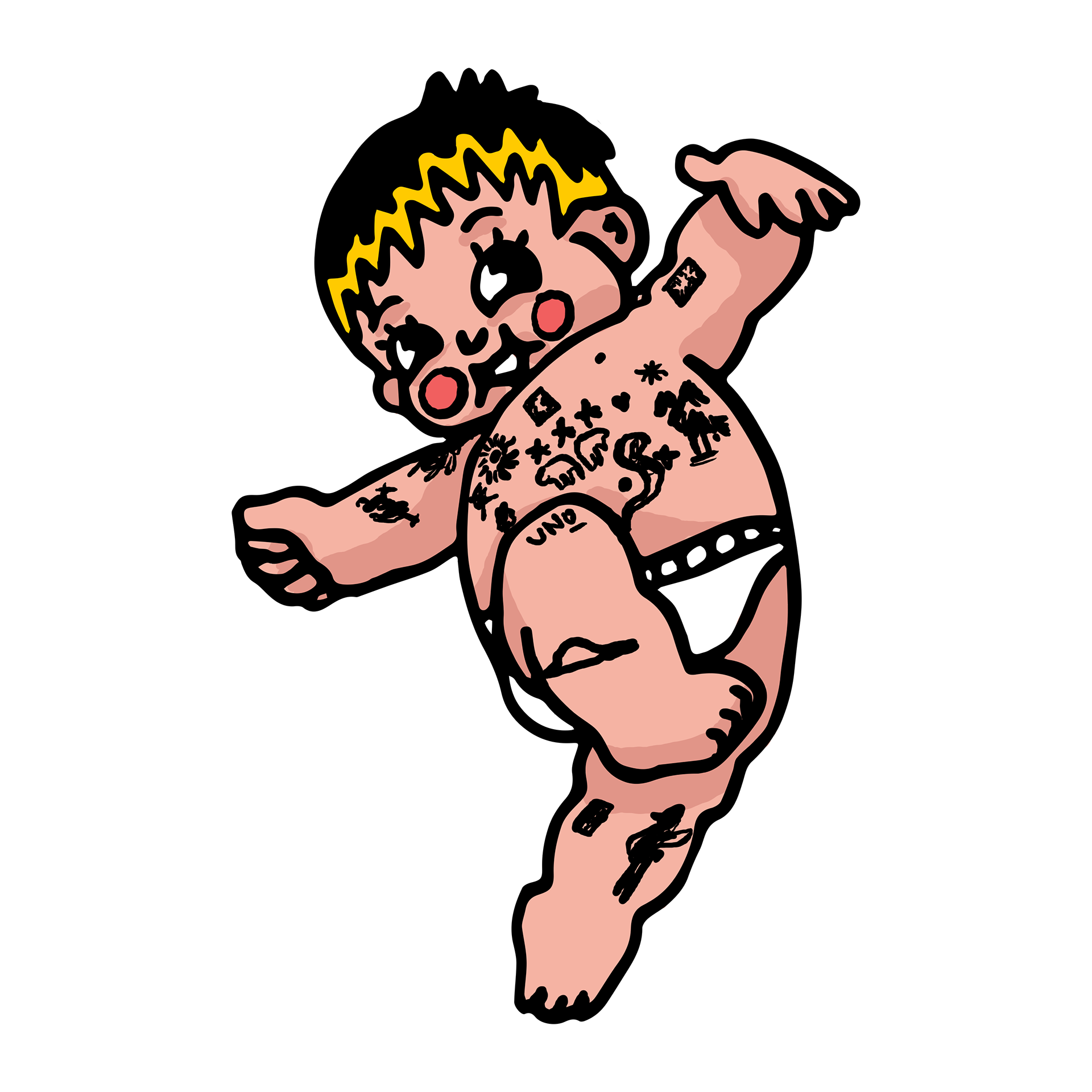 mascotte for Ricky Bekstok