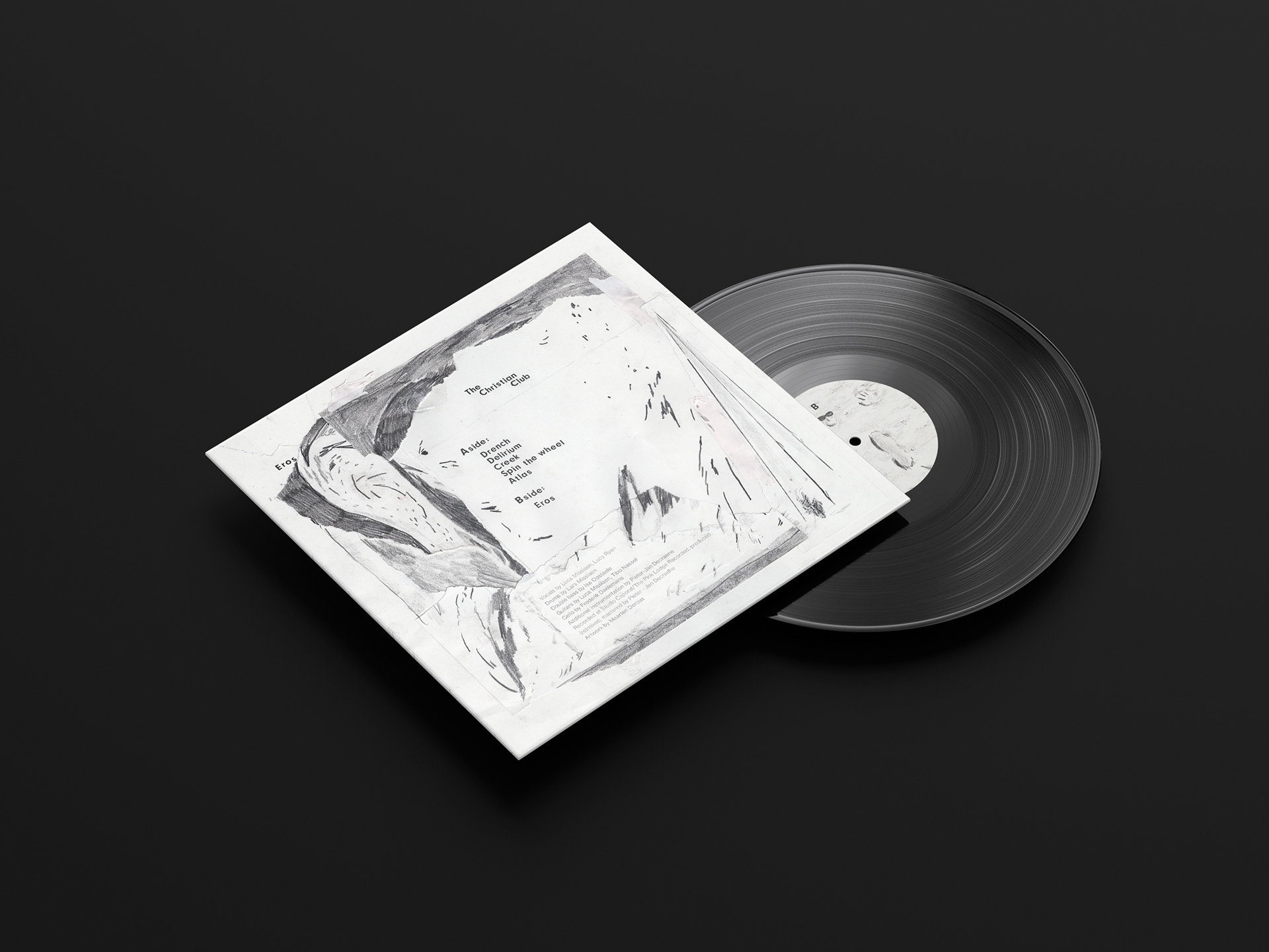 Back cover art for The Christian Club - Eros EP