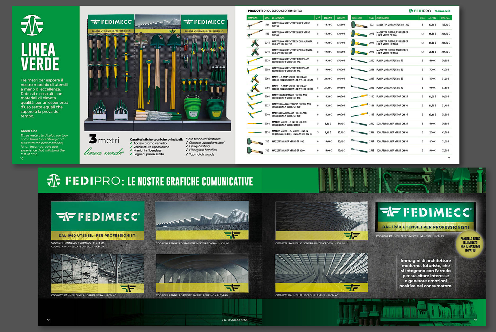 FediPro catalogue, 64 pages: photos and design